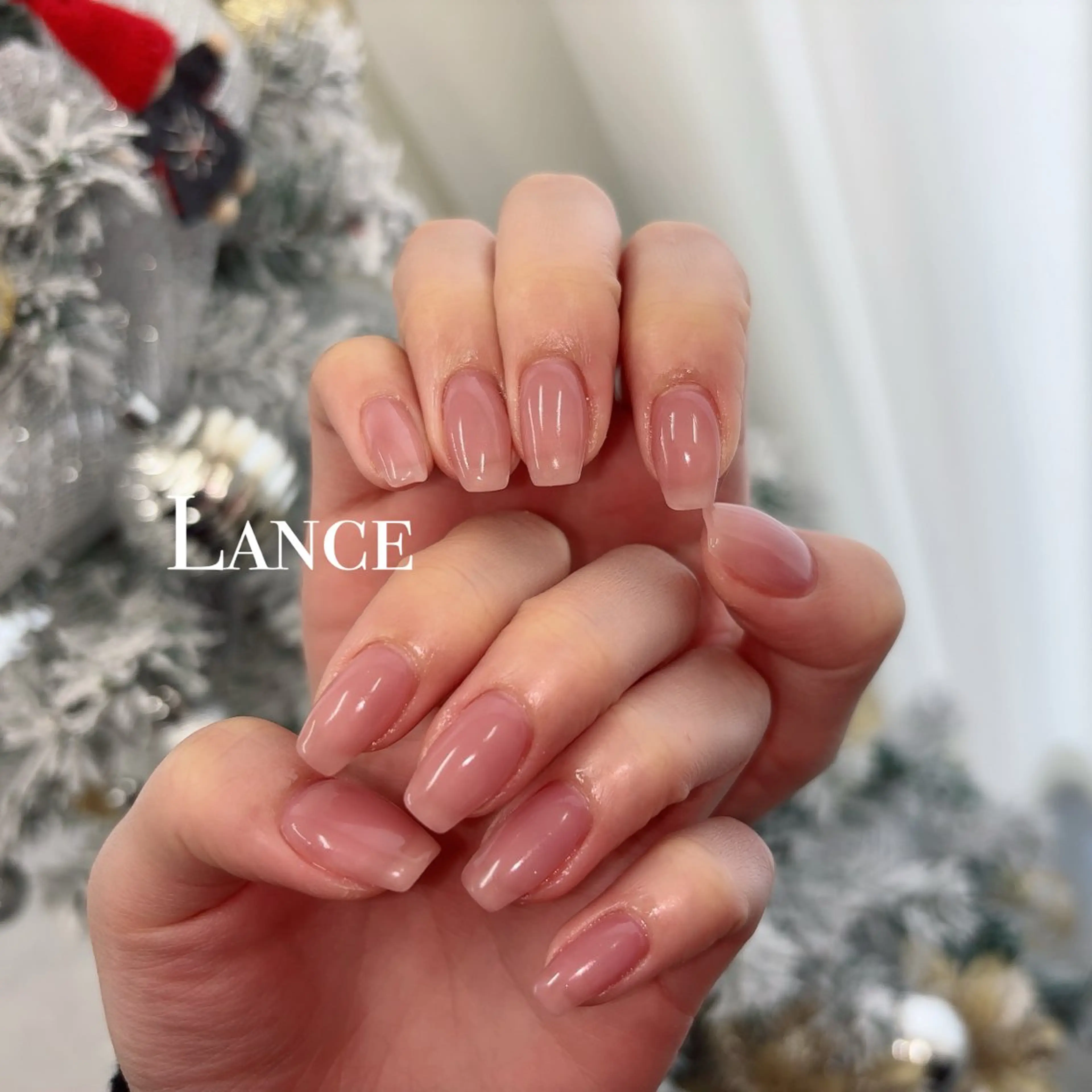 ネイル オーロラネイル フットネイル フレンチネイル ガラスフレンチ 氷ネイル・うるうるネイル ハンドネイル Lance nailのネイルデザイン