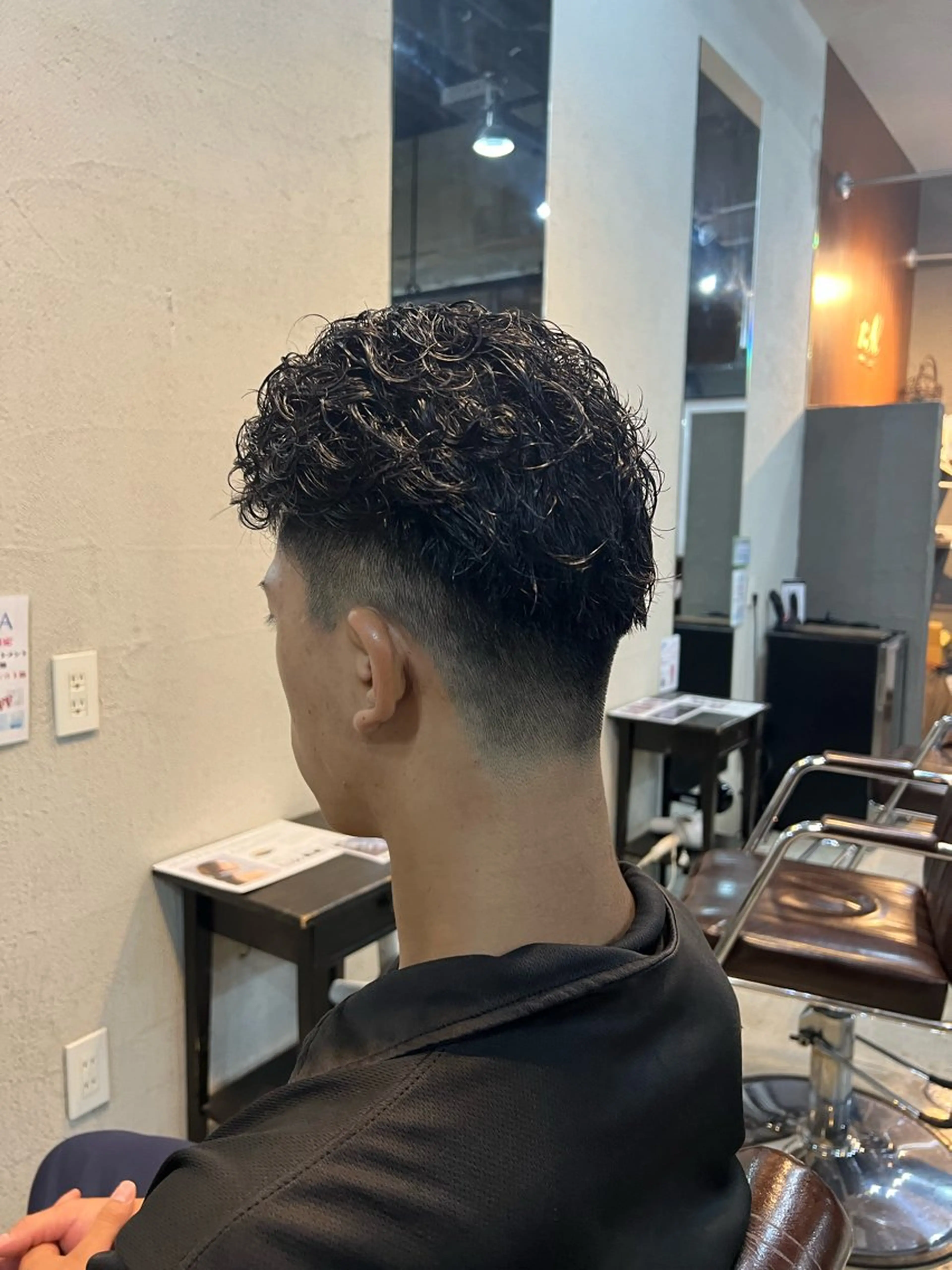 ショート パーマ メンズ メンズパーマ Men's NAM 八角のヘアスタイル