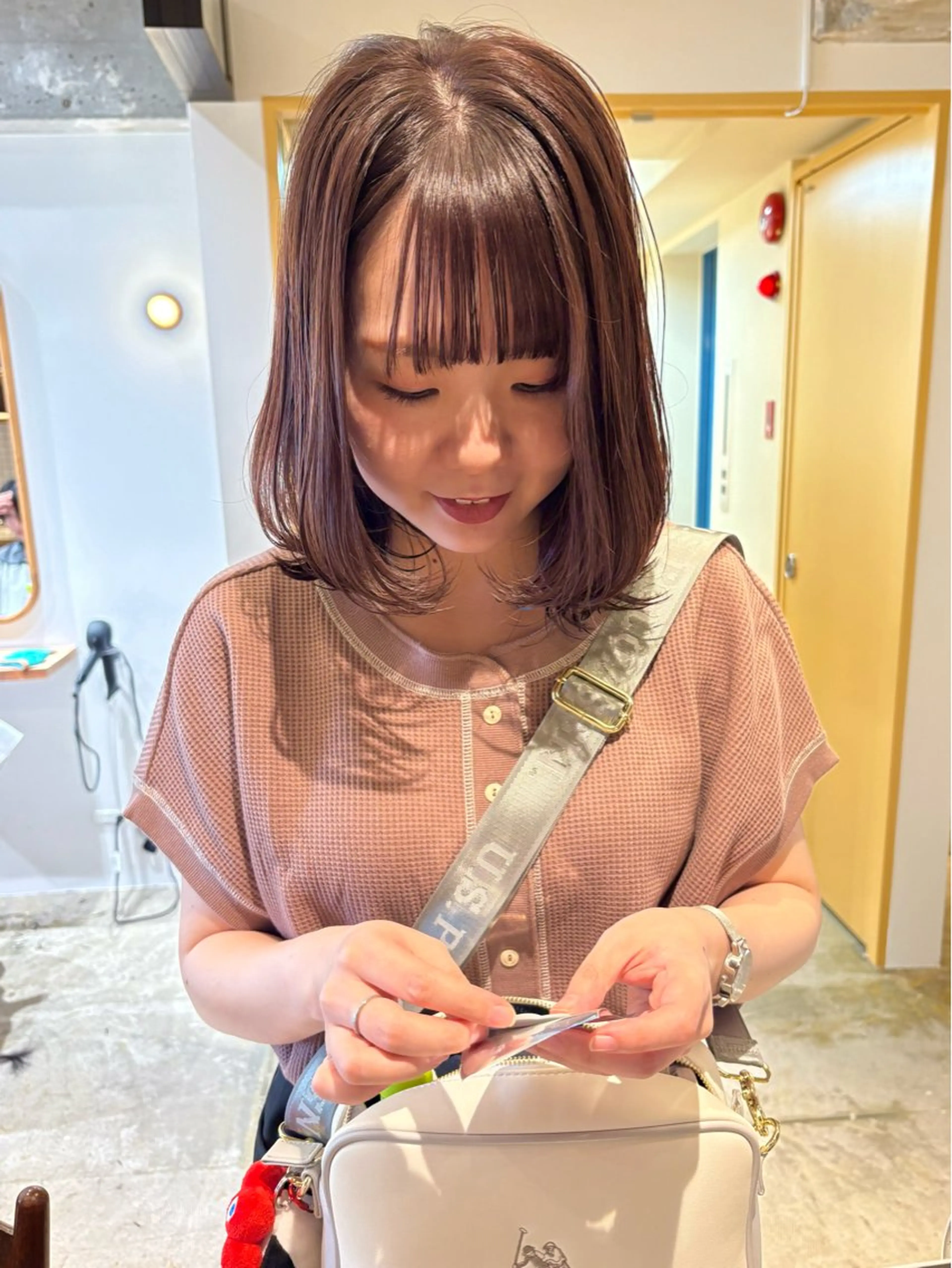 ミディアム 名駅/大人可愛い /艶髪/流音のヘアスタイル