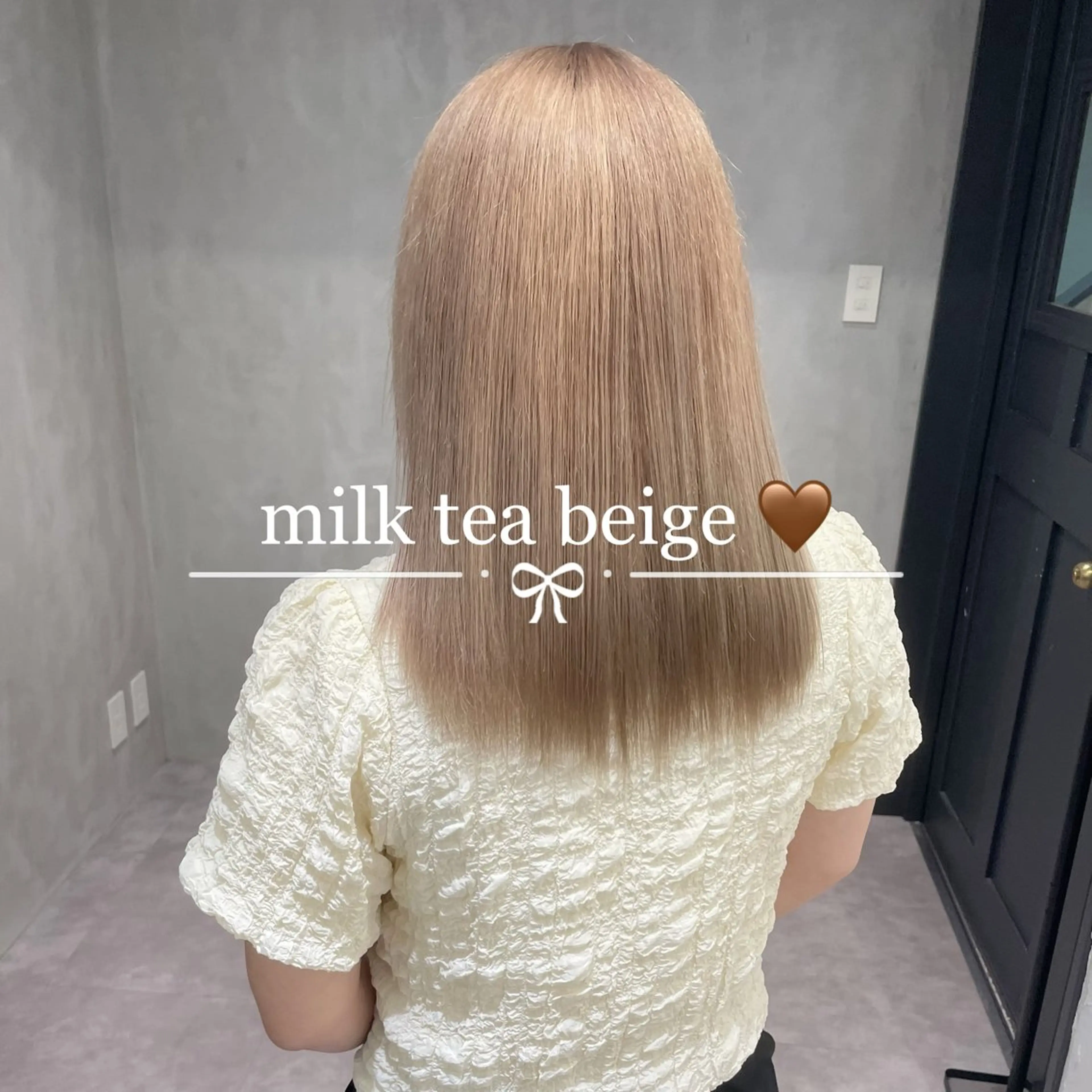 【⭐️ご新規様限定価格⭐️】リタッチカラー🤍(ケアブリーチ+イルミナカラー＋保護トリートメント）の写真