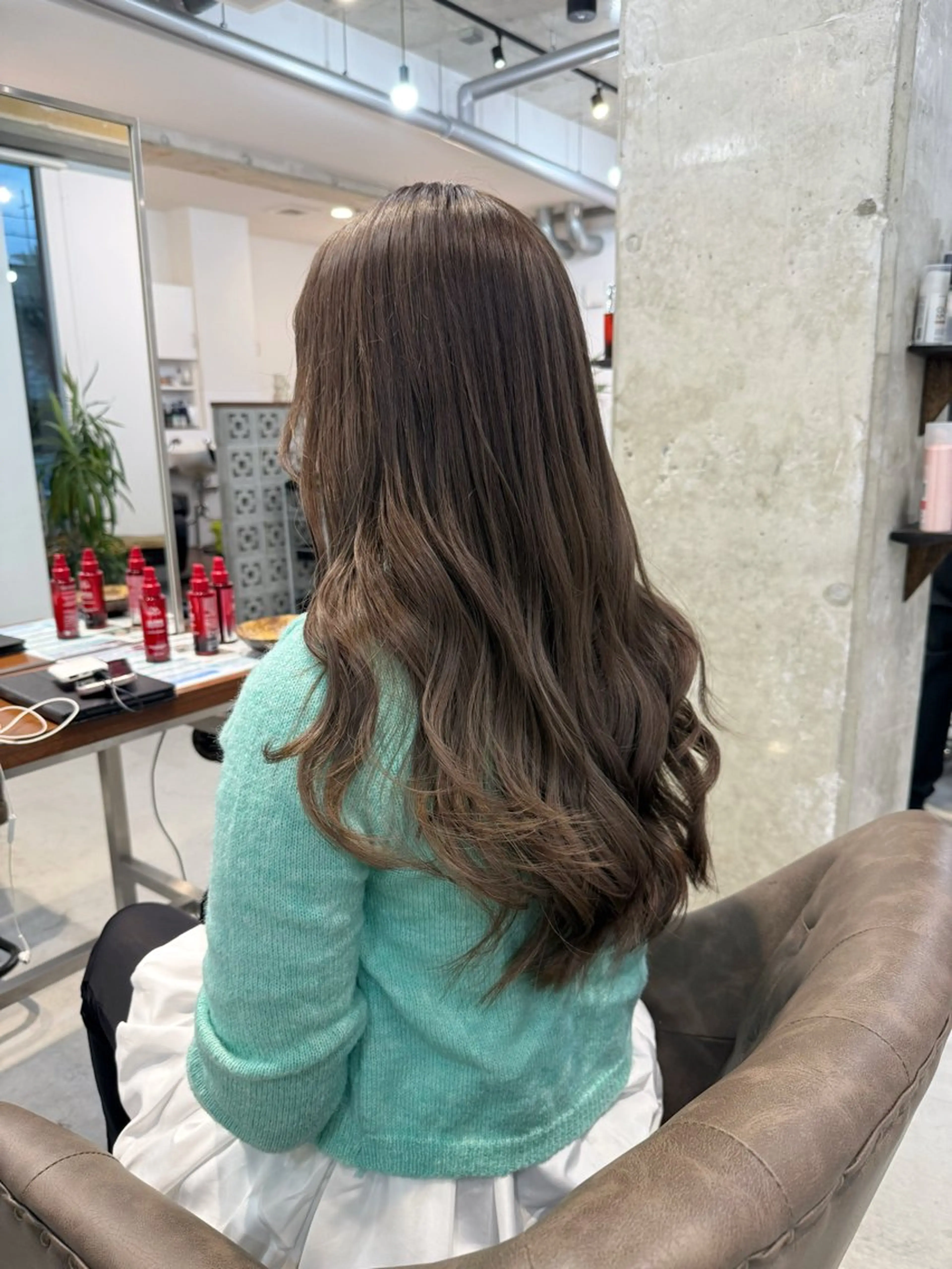 ロング カラー ダブルカラー カット ヘアカラー カイリ /レイヤーカットのヘアスタイル