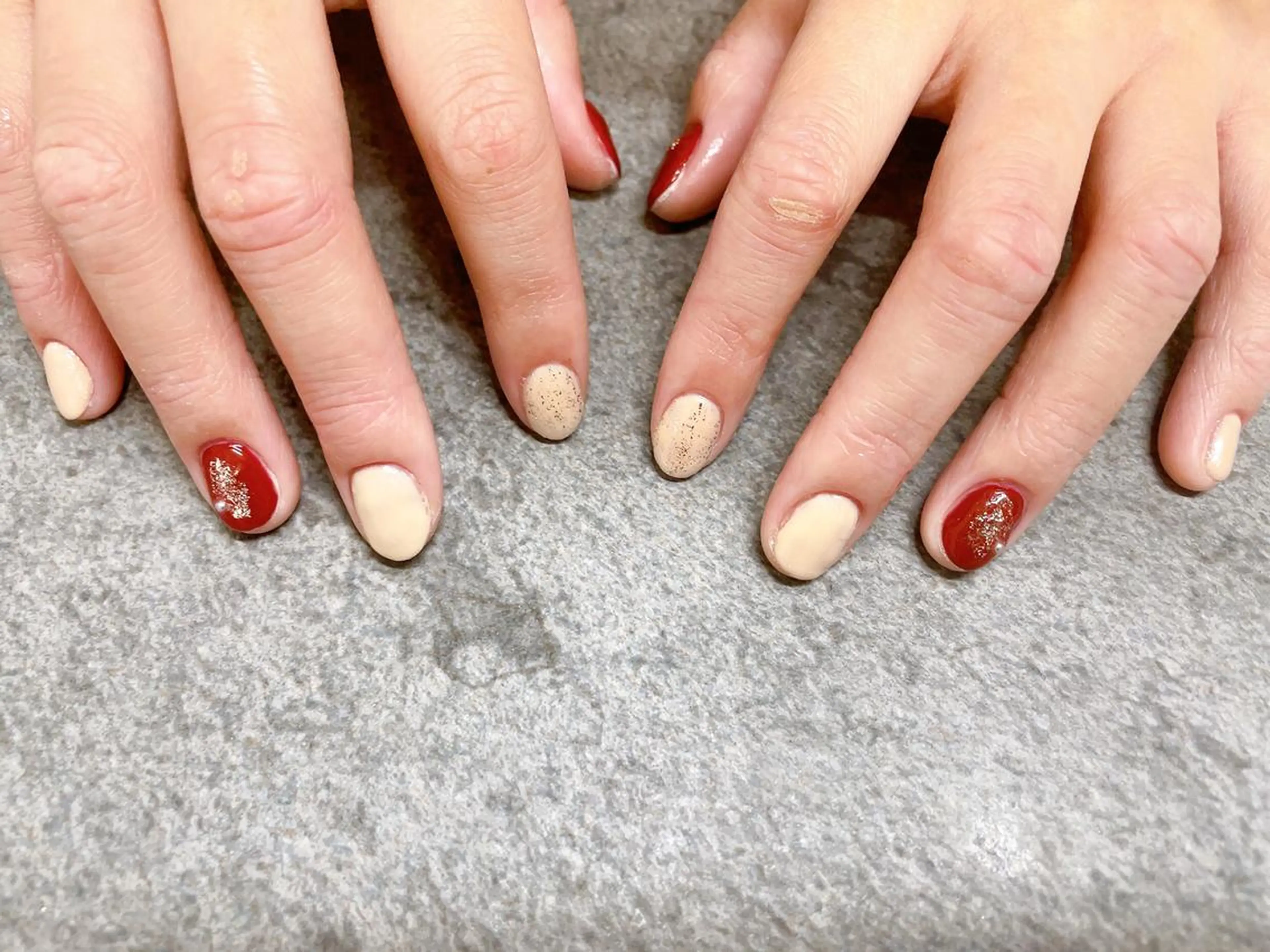 ネイル オーロラネイル フラワーネイル フットネイル フレンチネイル ジェルネイル mogunail &blowのネイルデザイン