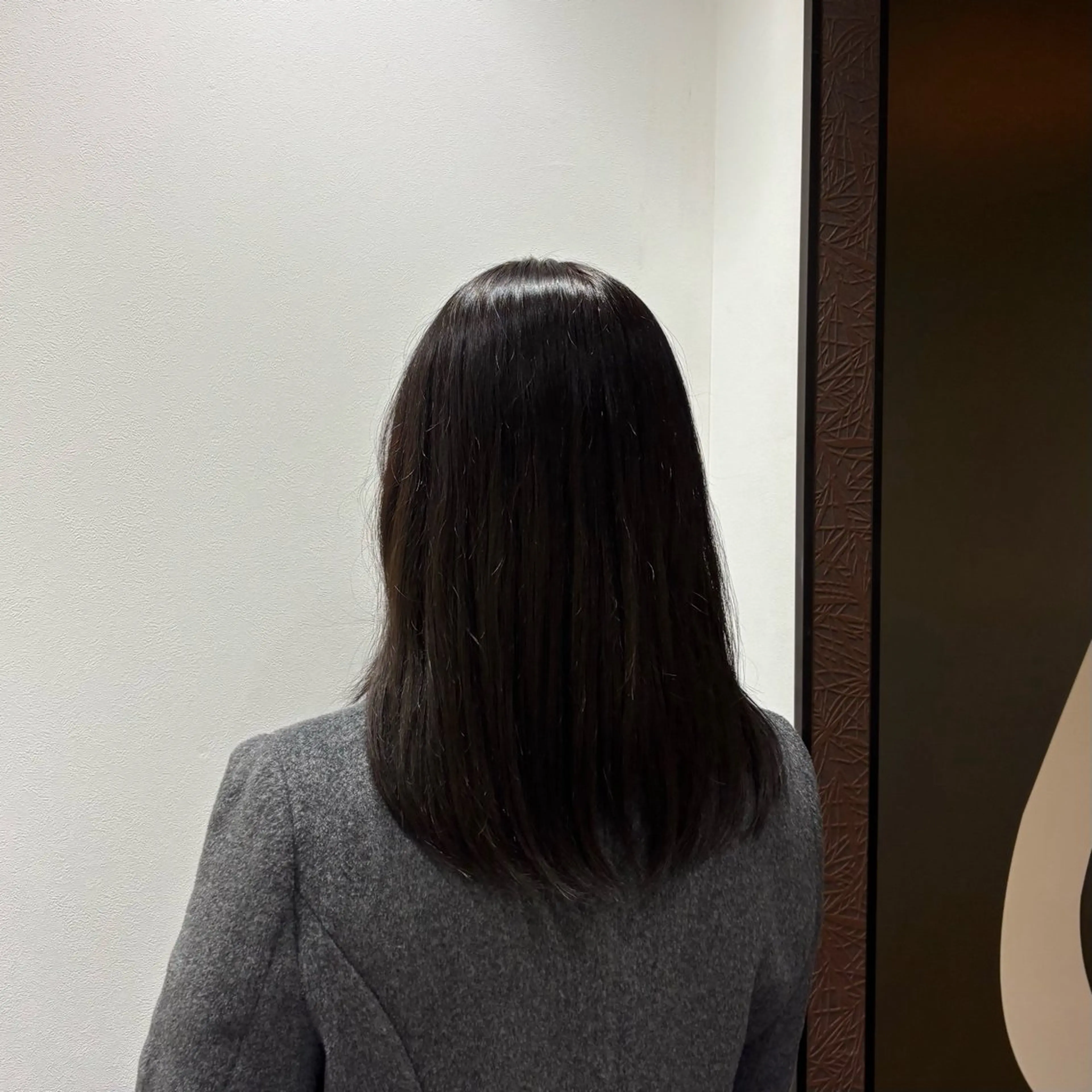 セミロング カラー ブラウンカラー 透明感カラー ダークブラウン 🌸石間伏 愛理🌸のヘアスタイル