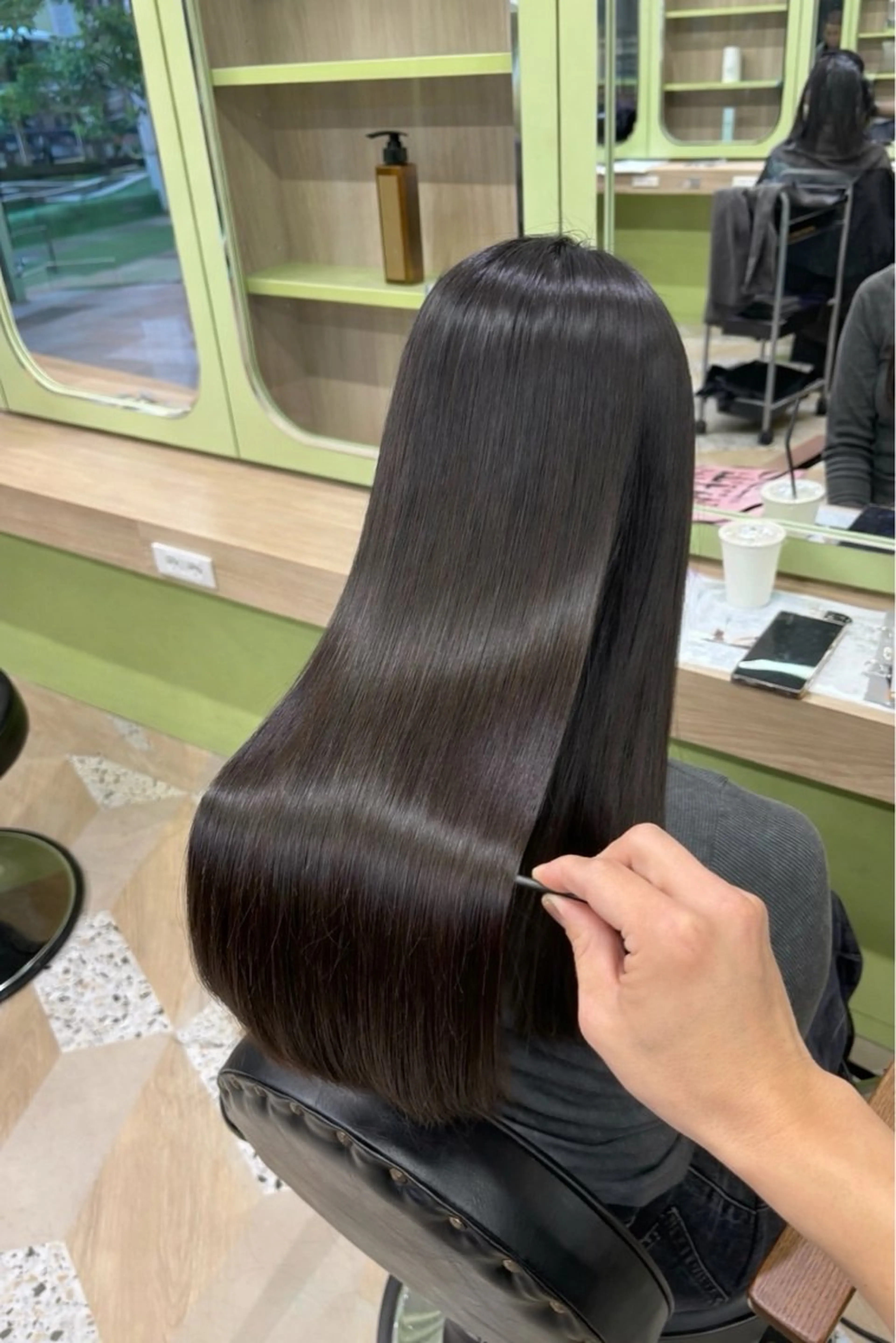 ロング パーマ 髪質改善 縮毛矯正 トリートメント ストレートパーマ 朝が楽になる髪質改善 /美髪矯正/KOHのヘアスタイル