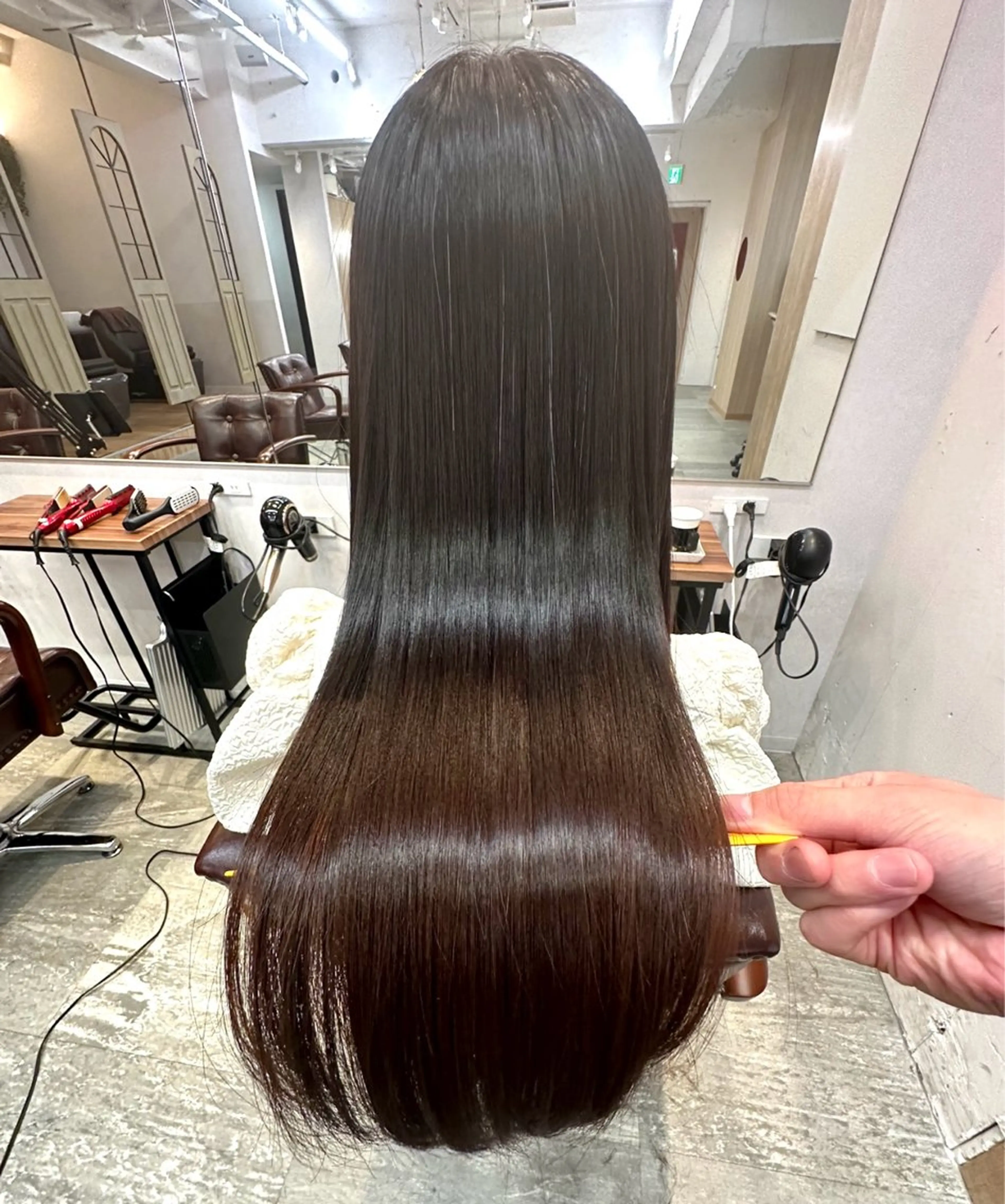 ロング 髪質改善 縮毛矯正 カット 縮毛矯正 トリートメント ✨髪を傷ませない✨ 吉田ひじりのヘアスタイル