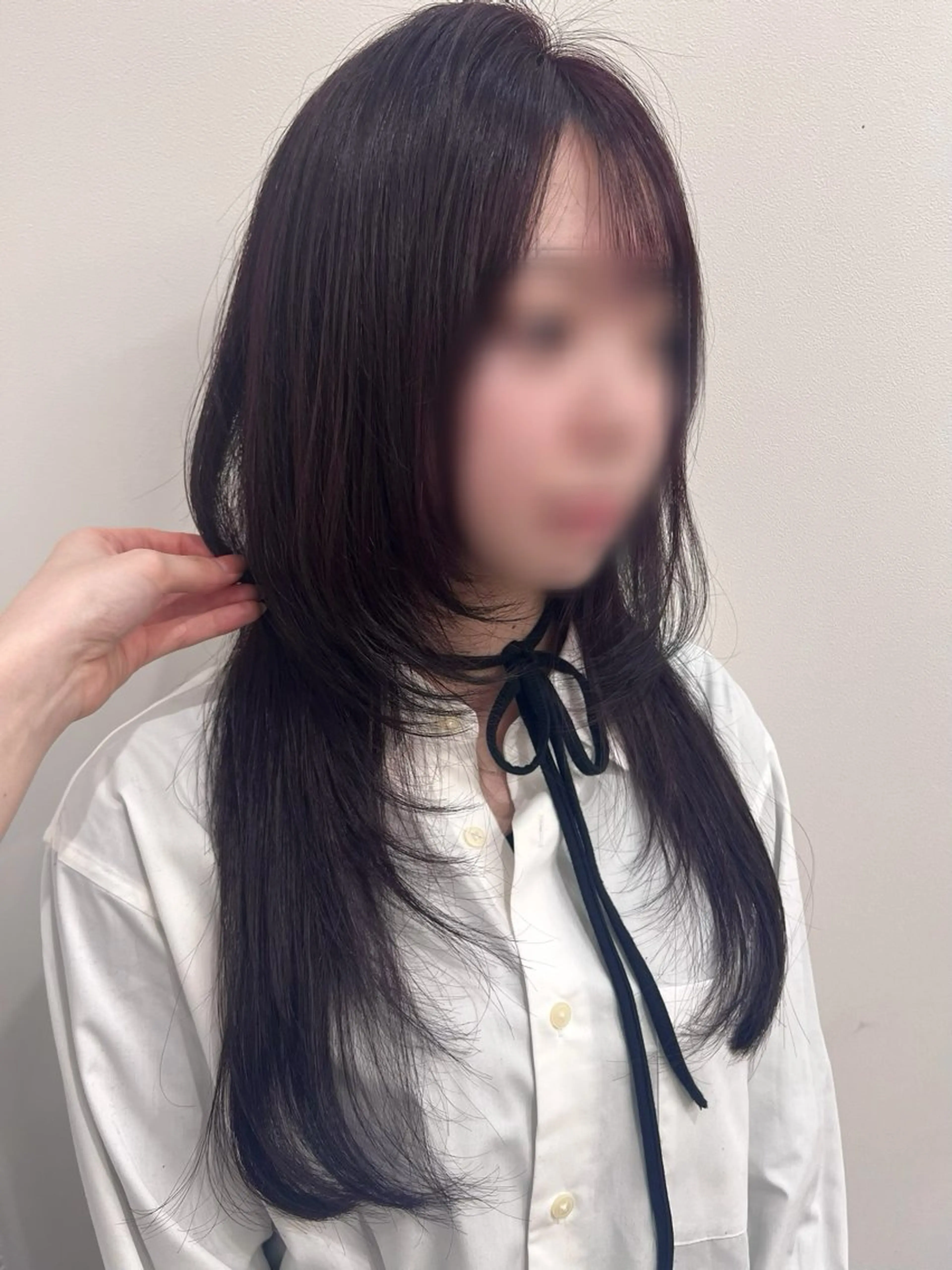 ロング 艶髪/レイヤー/ ツグミのヘアスタイル