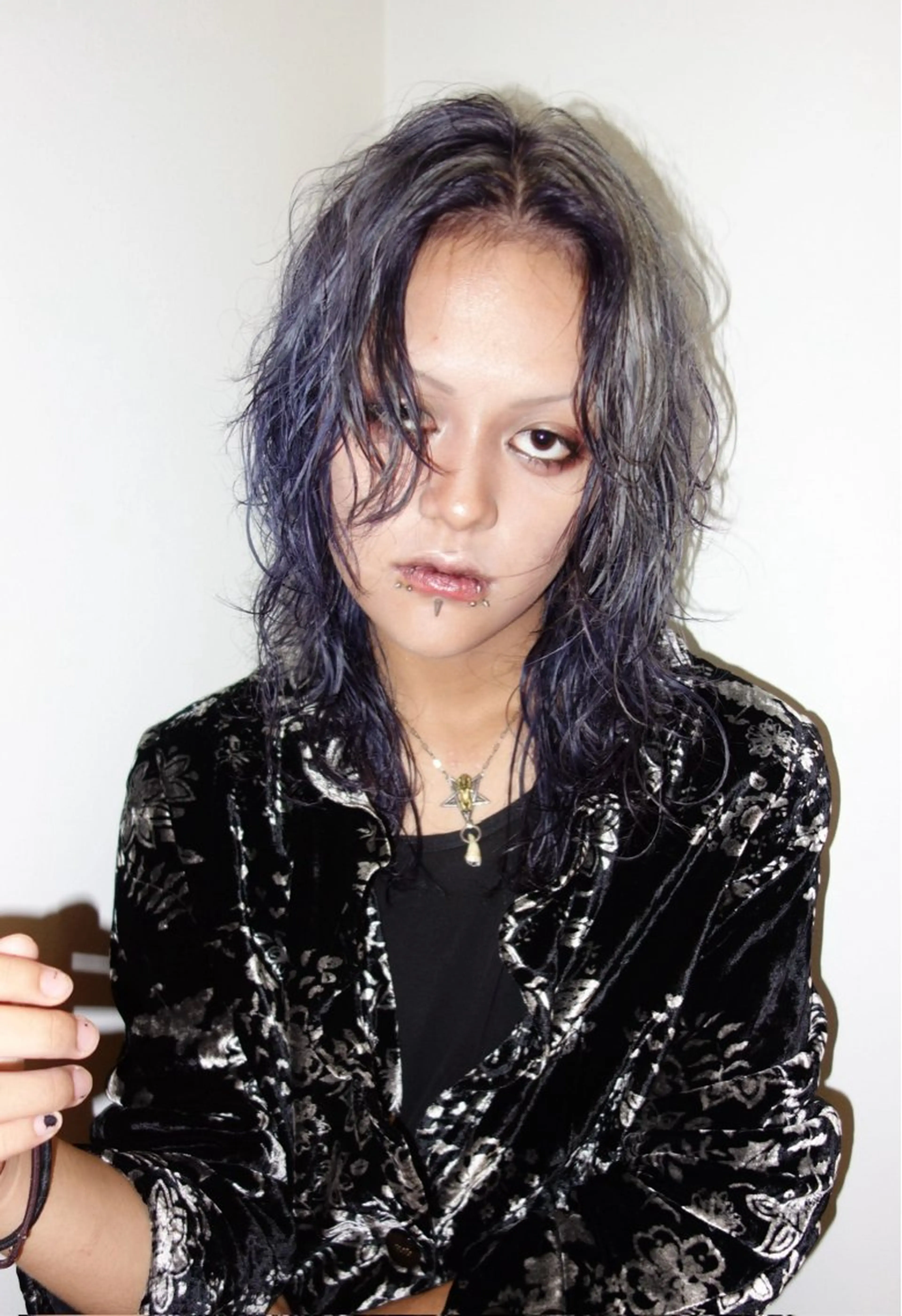 セミロング カラー HEIMER ミカド　サトル△のヘアスタイル