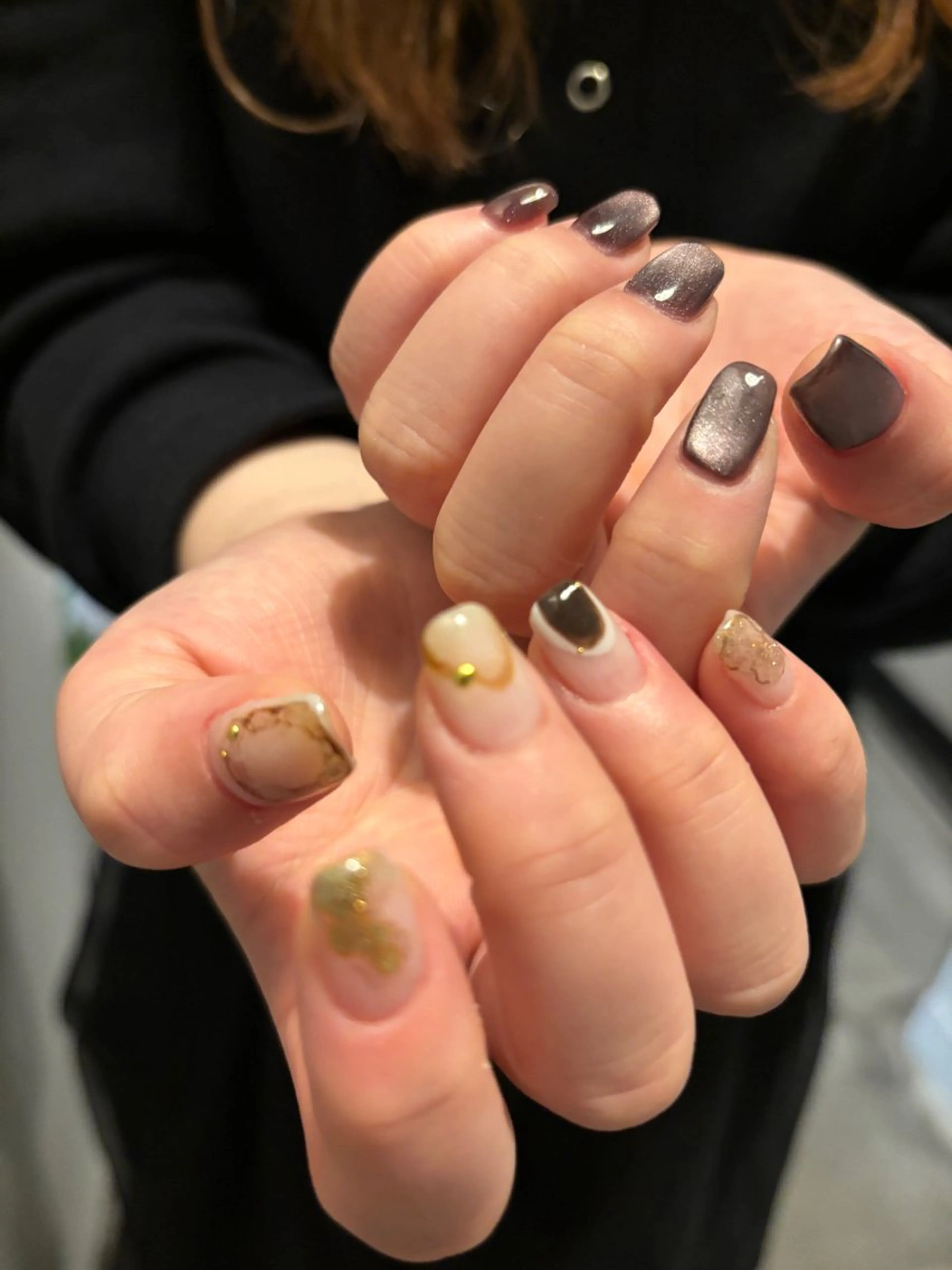 ネイル マグネットネイル ハンドネイル chika ／ nailのネイルデザイン