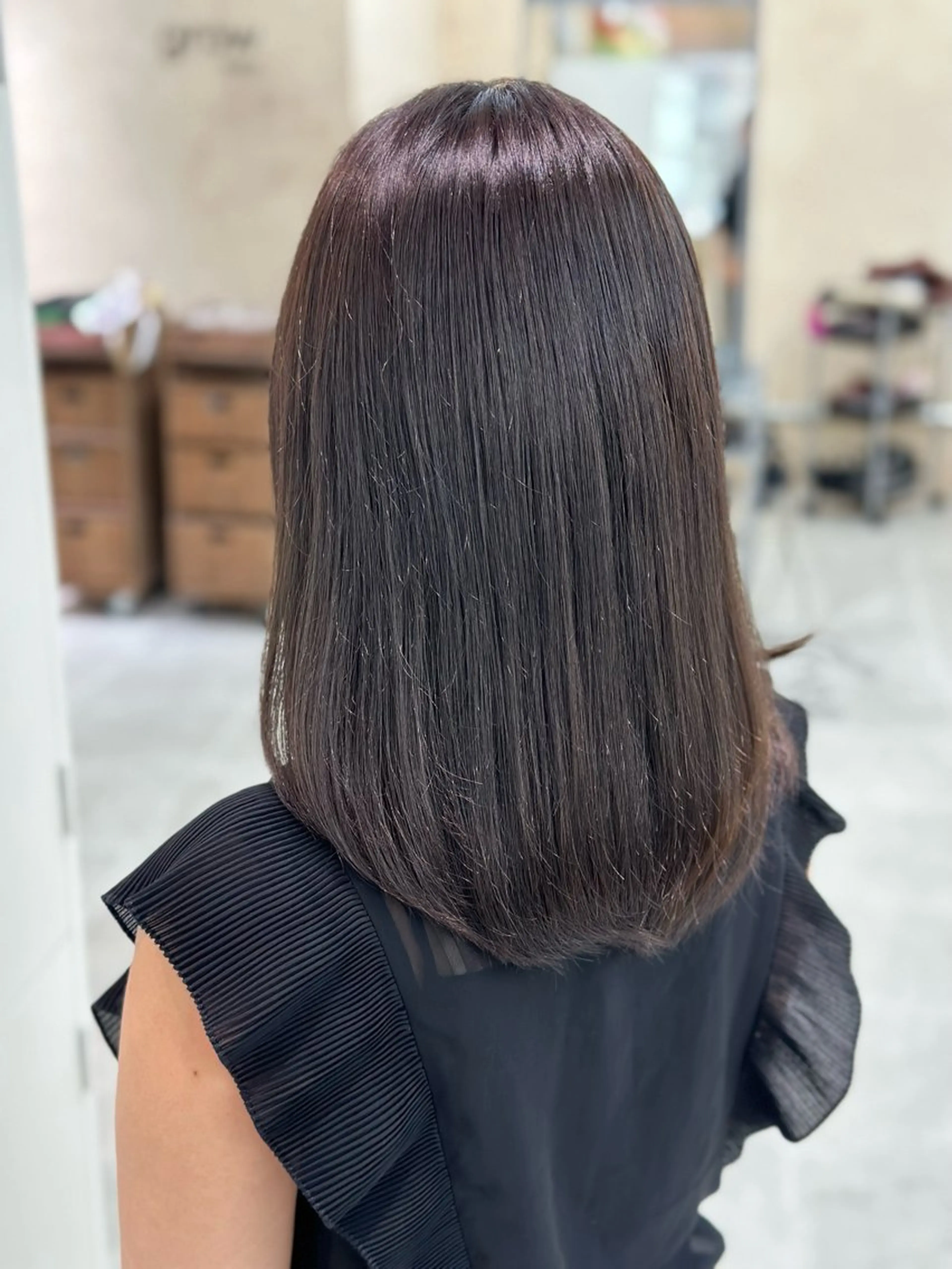 ミディアム カラー 🤍透明感カラー🤍 Moeのヘアスタイル