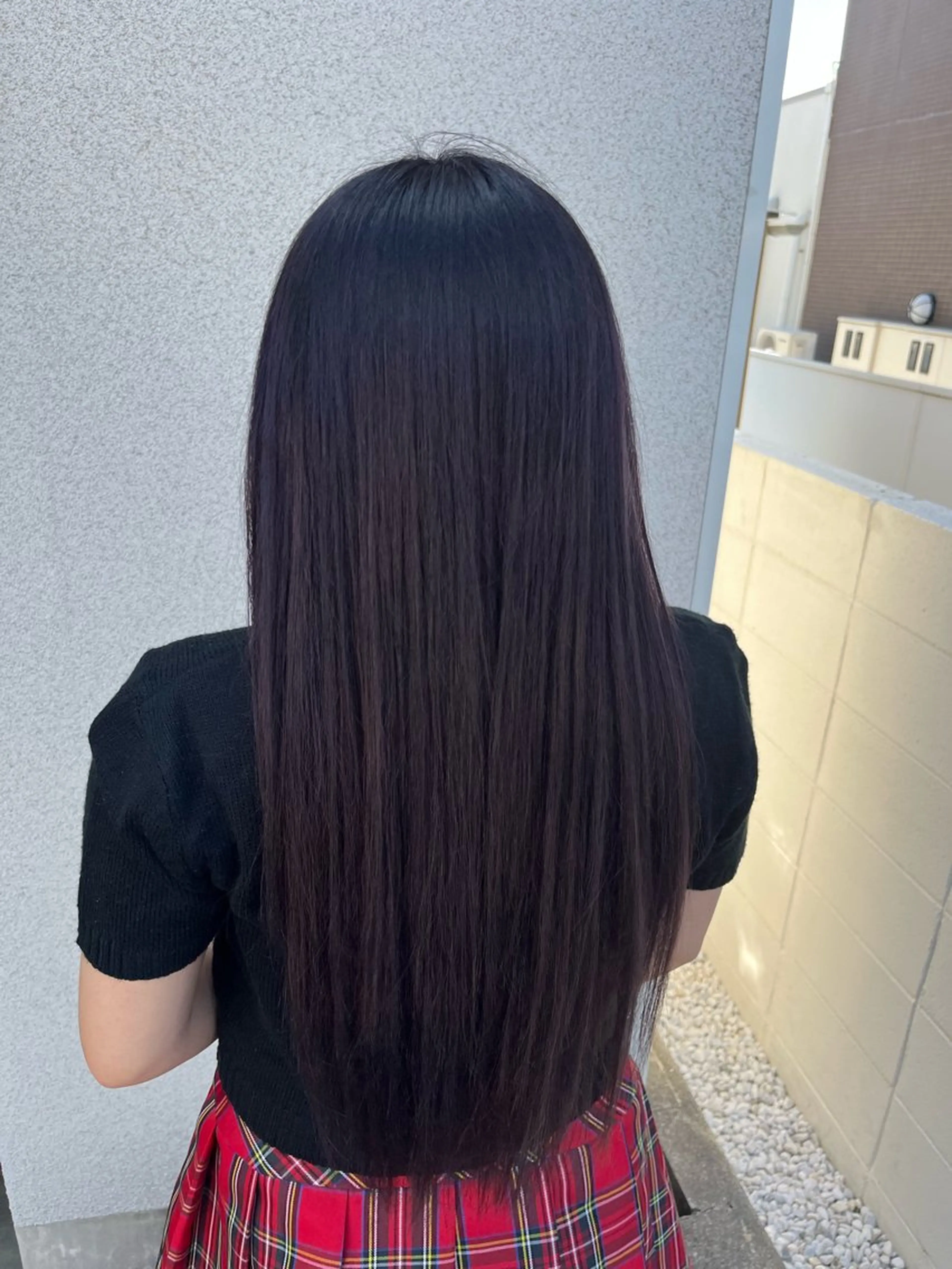 ロング カラー 福田 成美のヘアスタイル