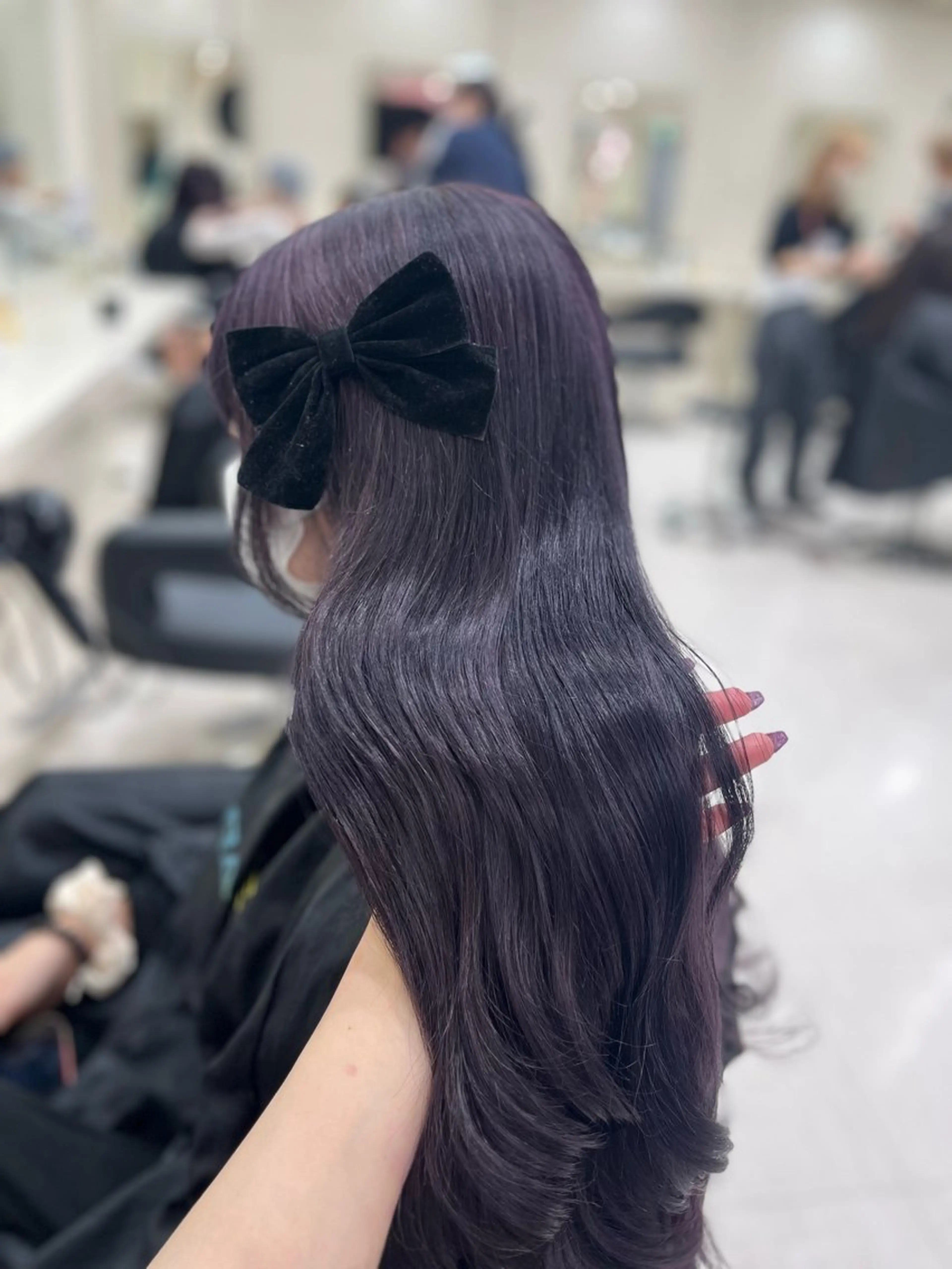 カラー ヘアカラー トリートメント ベージュ・ラベンダー カラー🎀りりのヘアスタイル