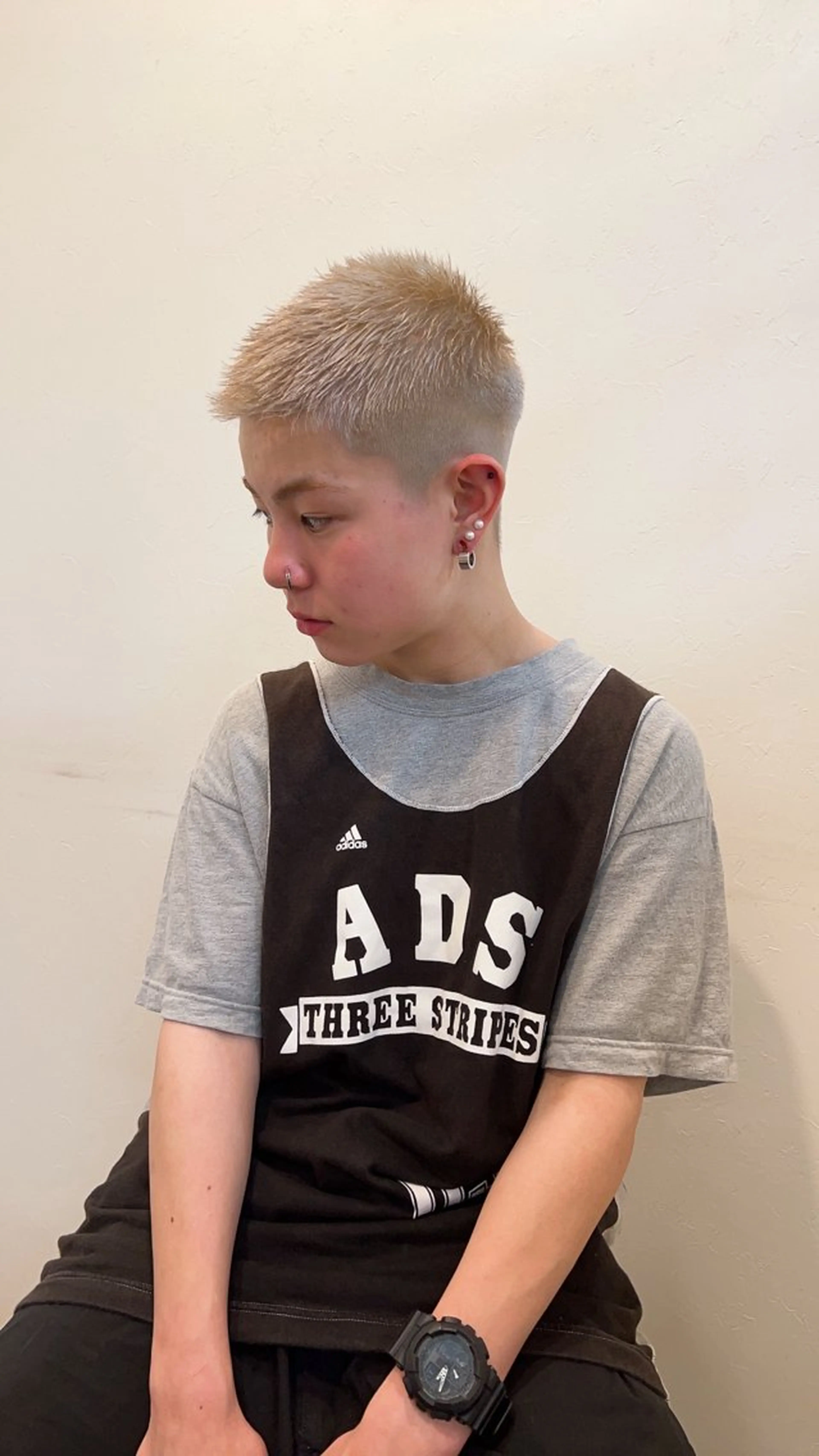 メンズ メンズハイトーン 川端 さくのヘアスタイル