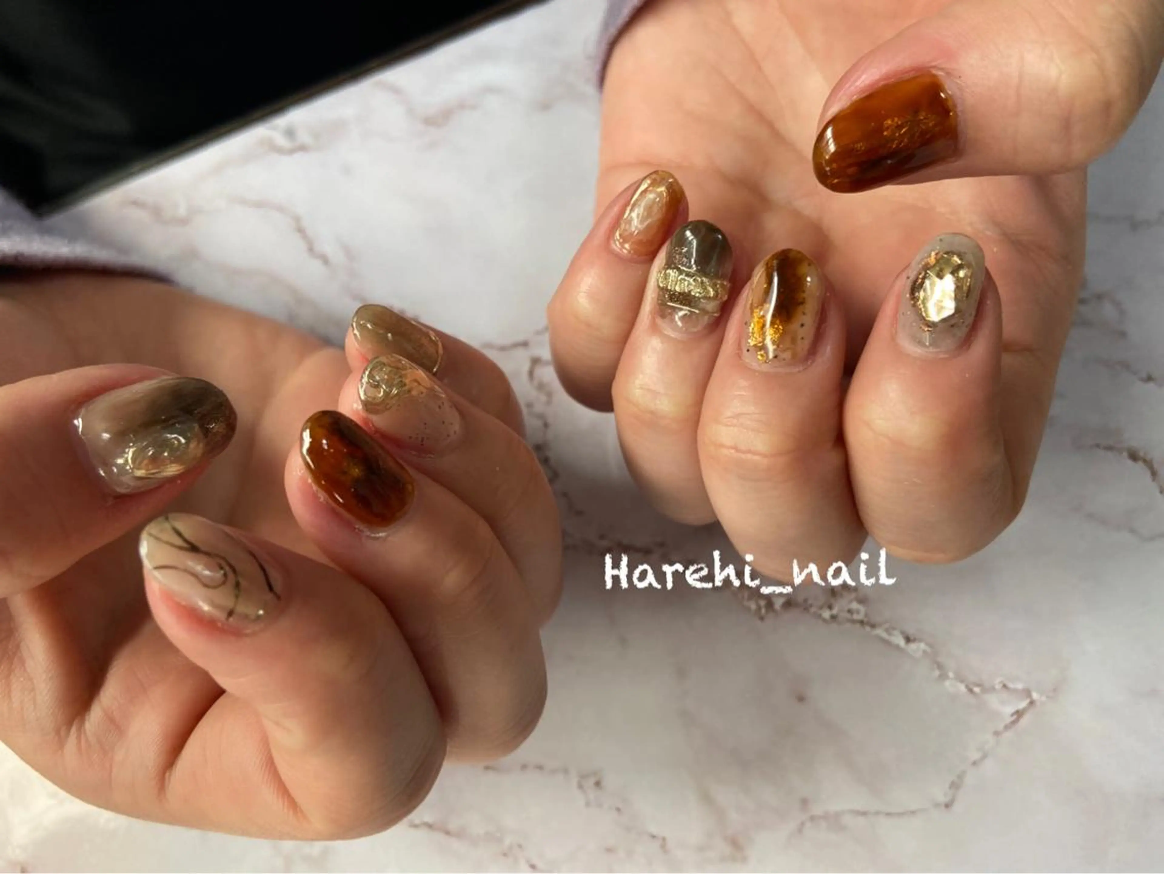 ネイル ハンドネイル Harehi_ nailのネイルデザイン