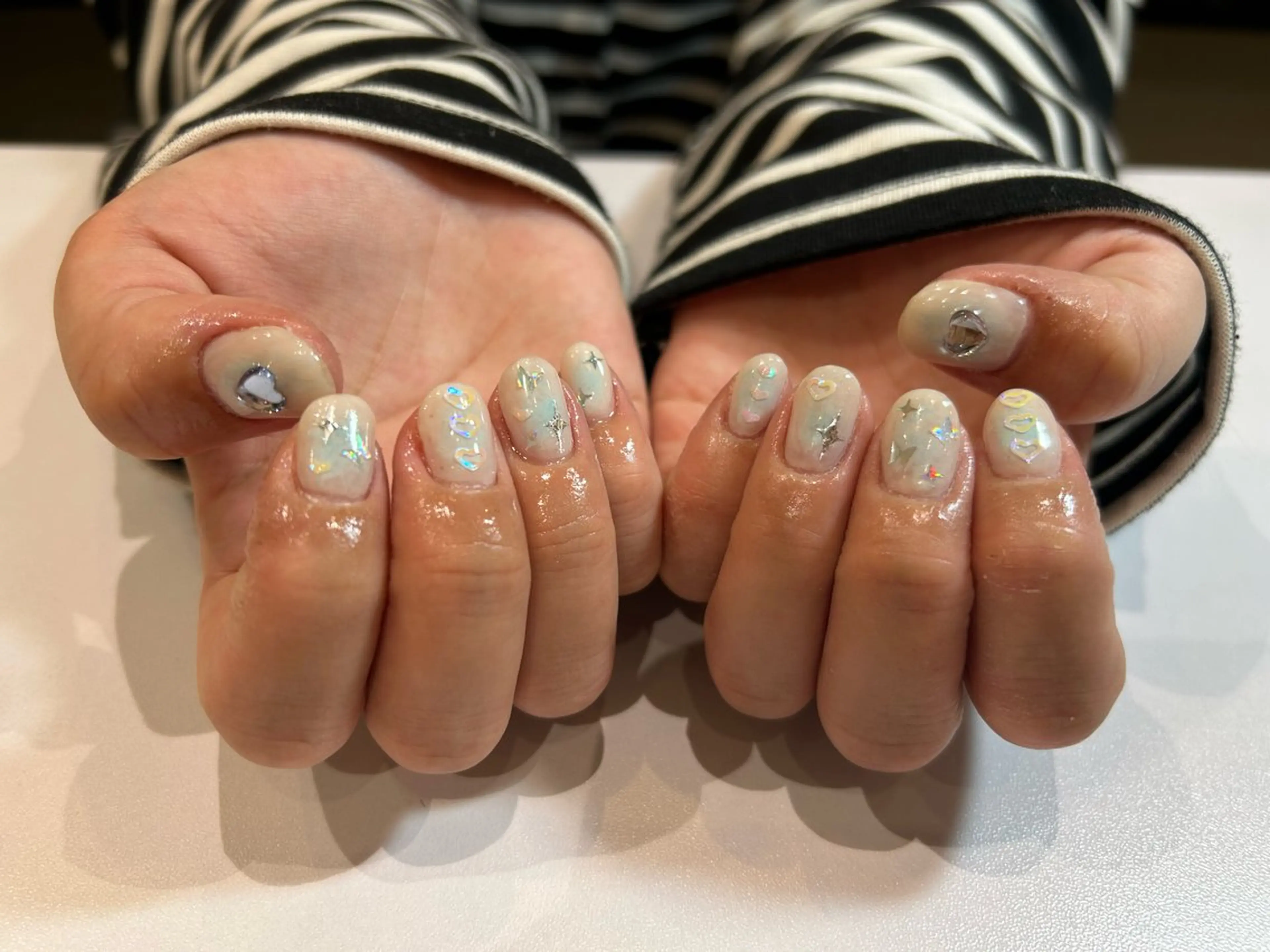 ネイル 阿部 まきほのヘアスタイル