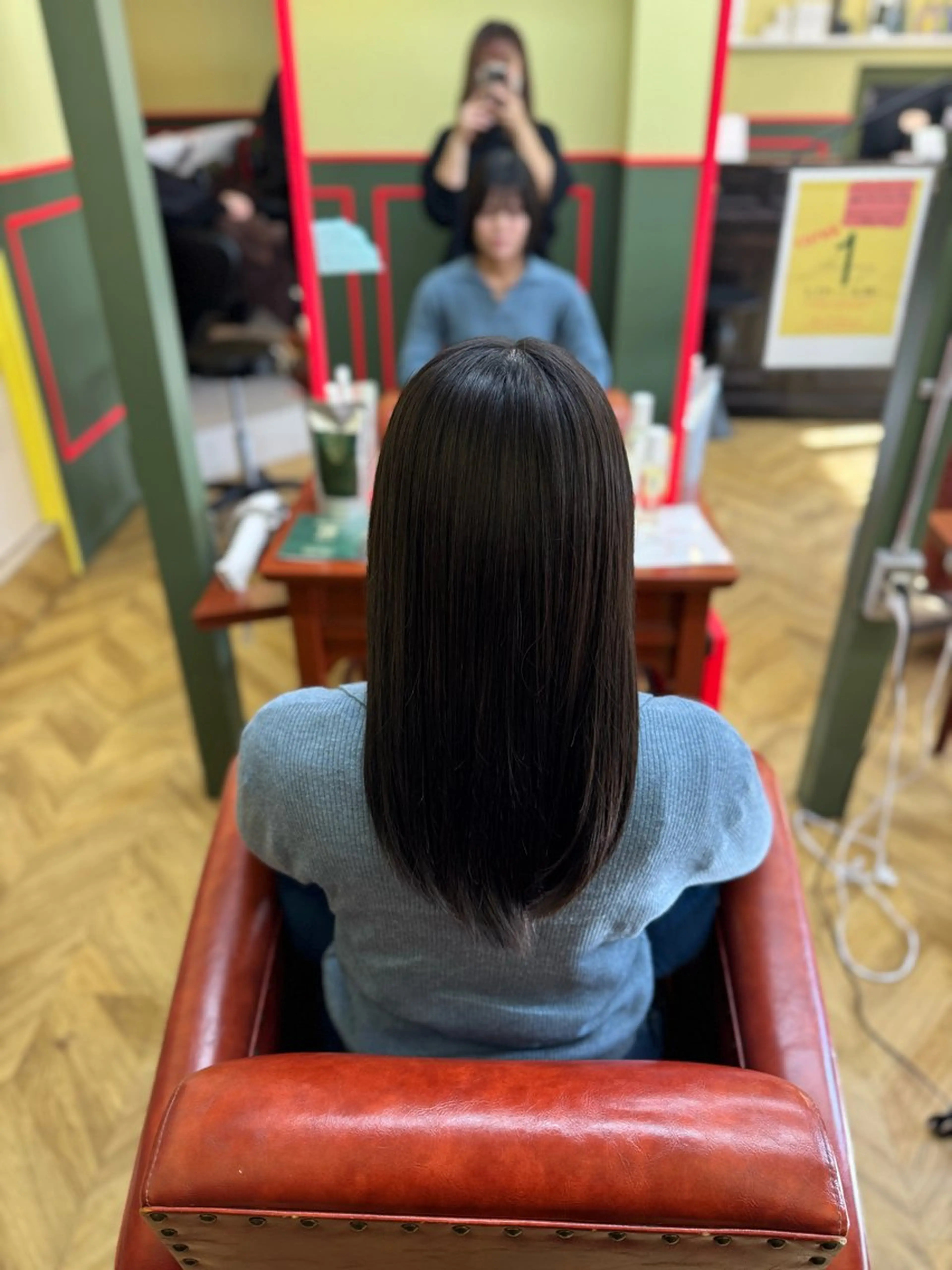 ロング カラー ヘアカラー トリートメント ヘッドスパ 米倉 麻衣のヘアスタイル