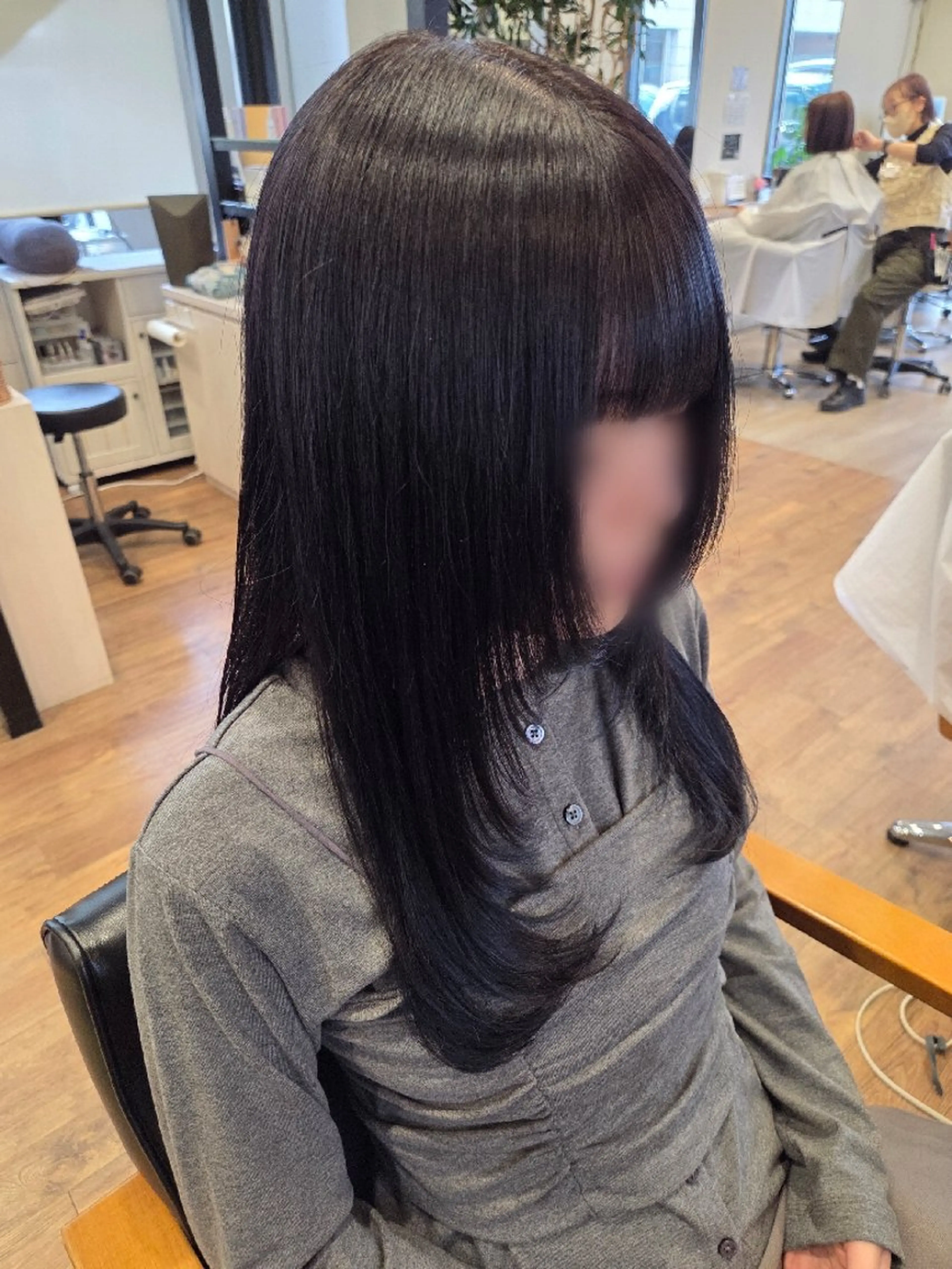 ロング カラー カット ヘアカラー トリートメント 関口 友菜のヘアスタイル