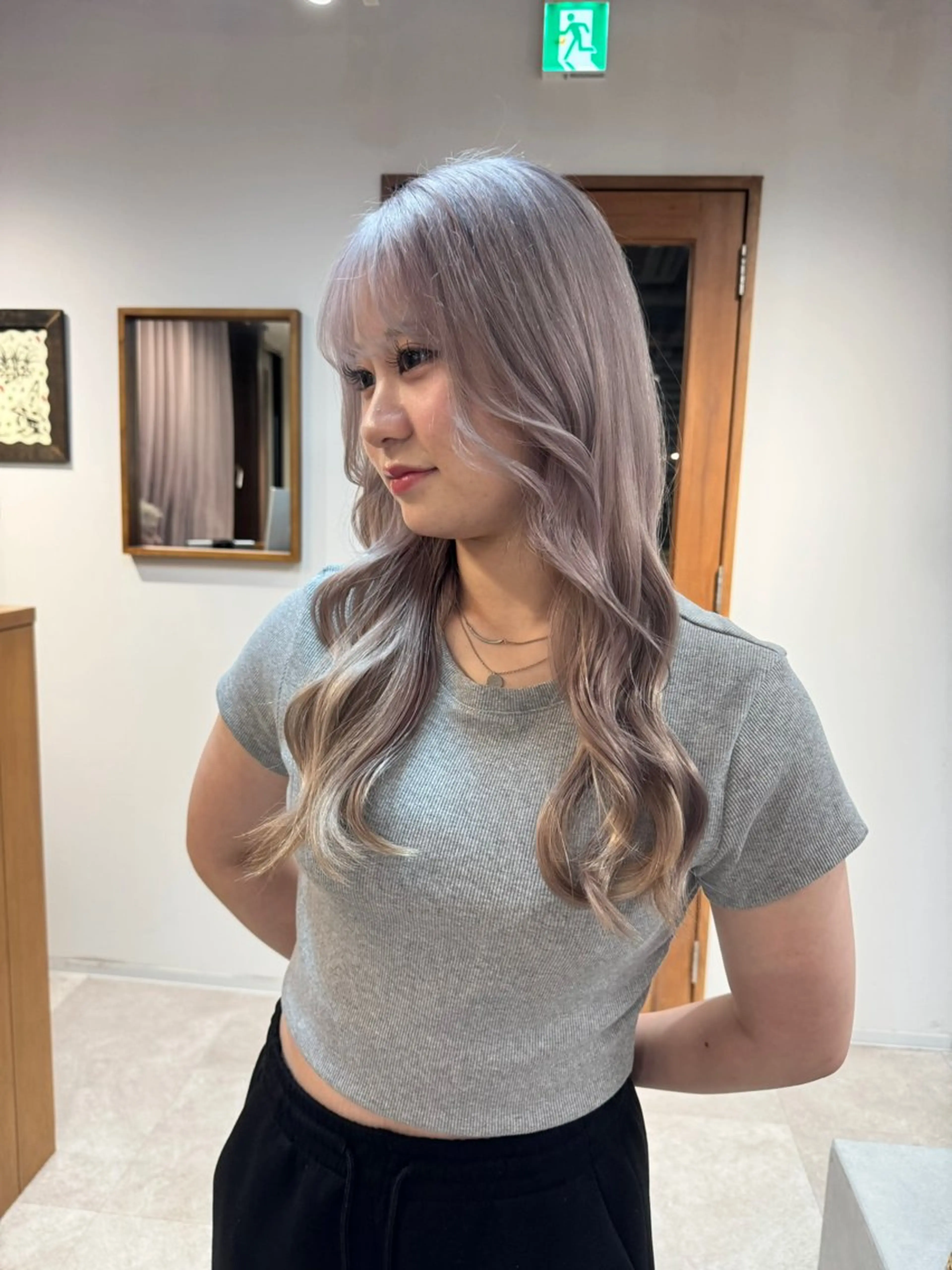 カラー ヘアカラー トリートメント 優梨 EIGHT💞のヘアスタイル