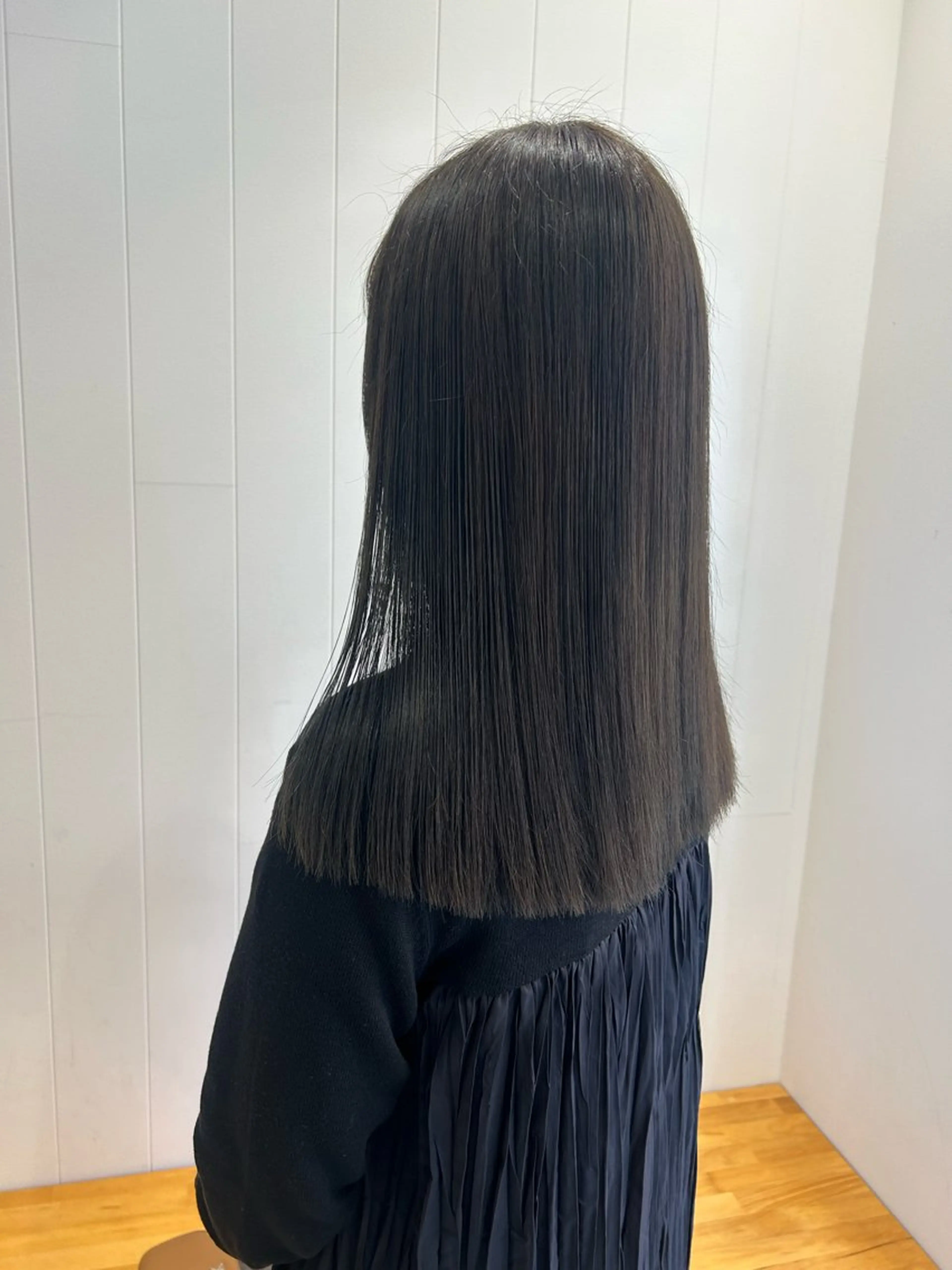 セミロング カラー カット ヘアカラー トリートメント ブリーチなしWカラー ／レイヤー🎀マリノのヘアスタイル