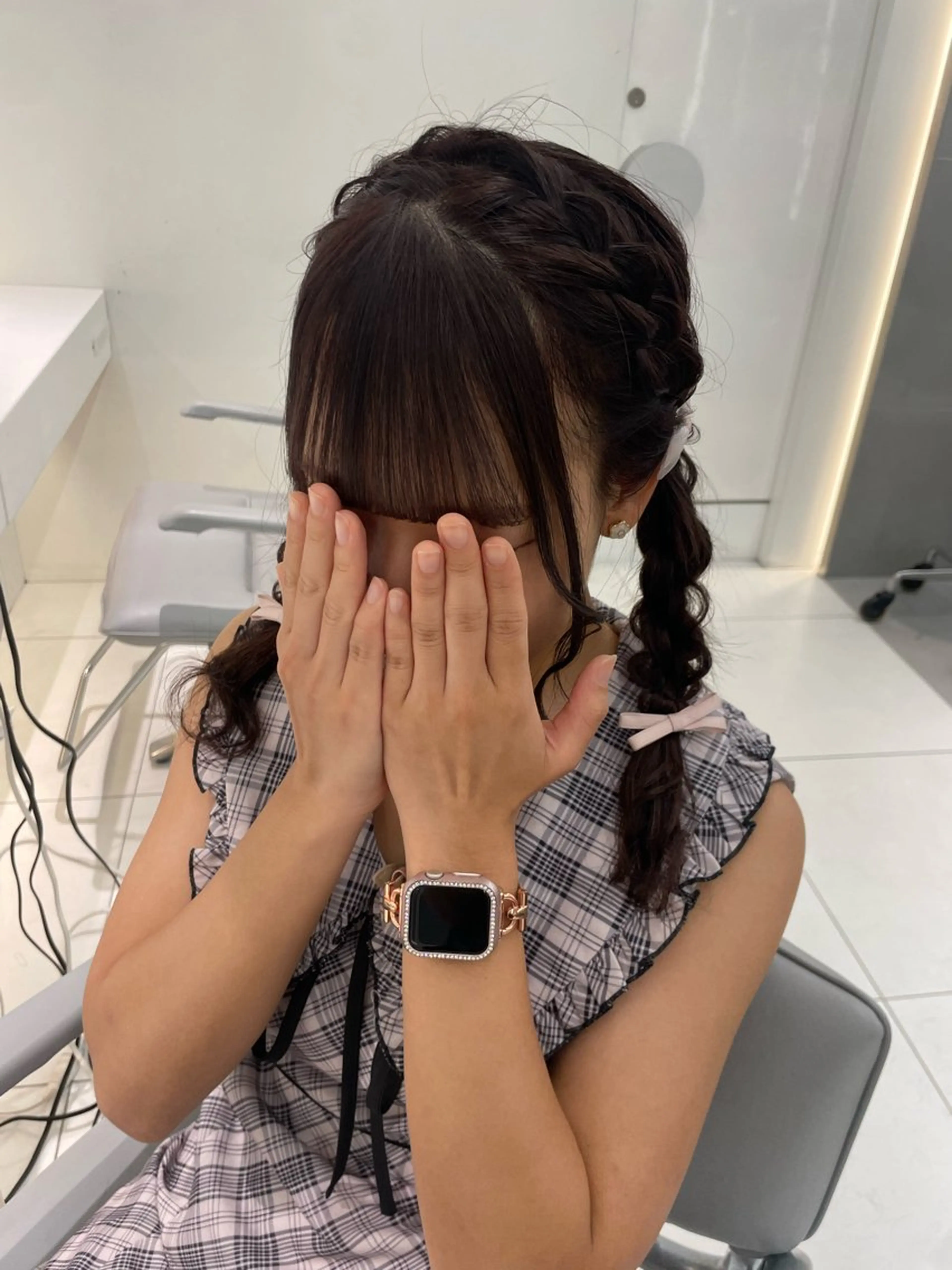 ヘアアレンジ ツインテール 結婚式・ブライダル ヘアセット ヘアセット🎀耳つぼ 👂💎MONAMIのヘアスタイル