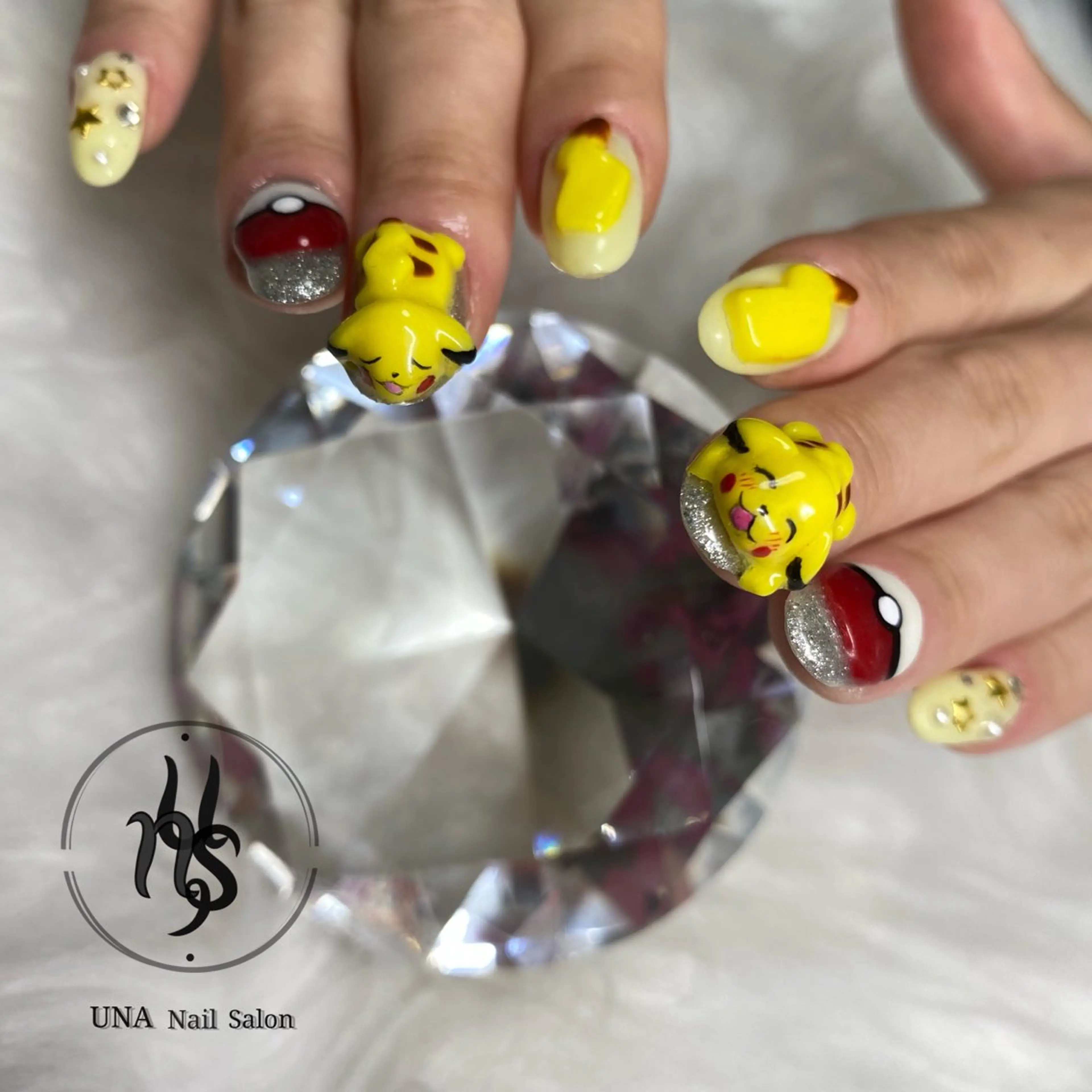 ネイル アートネイル フレンチネイル ジェルネイル グラデーション ロングネイル ハンドネイル una nail salonのネイルデザイン