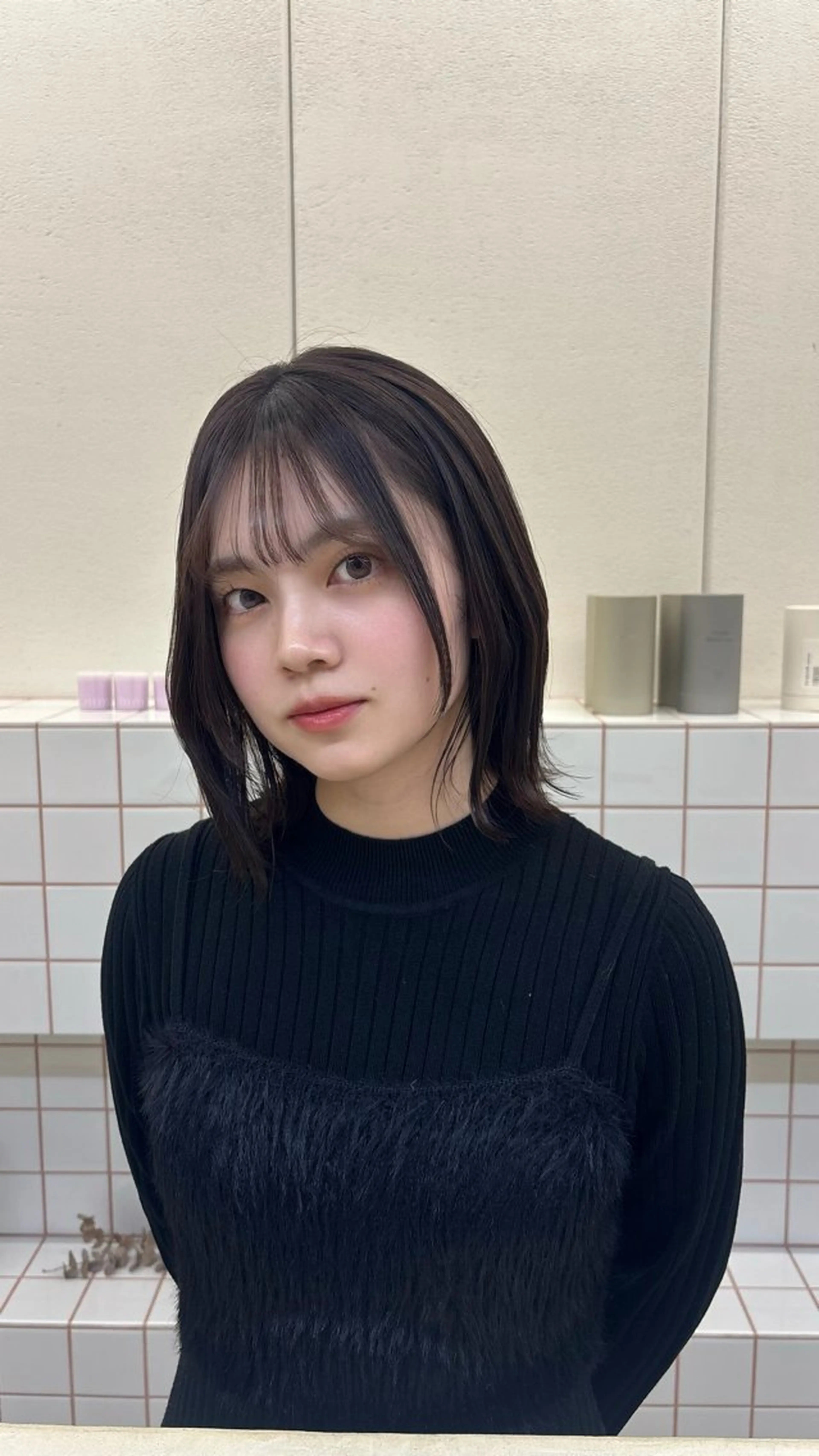 カラー ヘアカラー トリートメント Asumi/丸の内 /ブリーチ/花屋併設のヘアスタイル