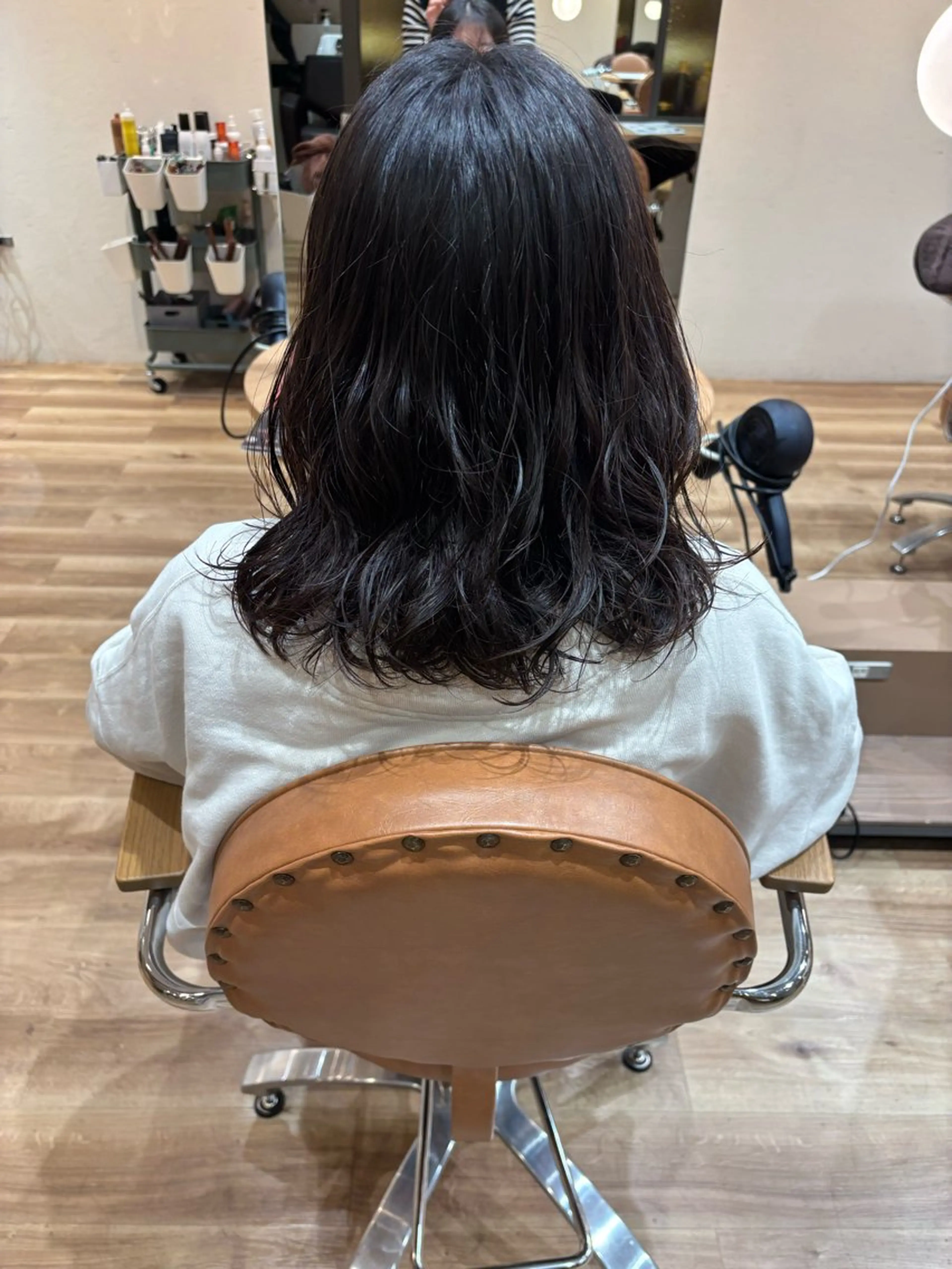 ミディアム 南 颯七のヘアスタイル