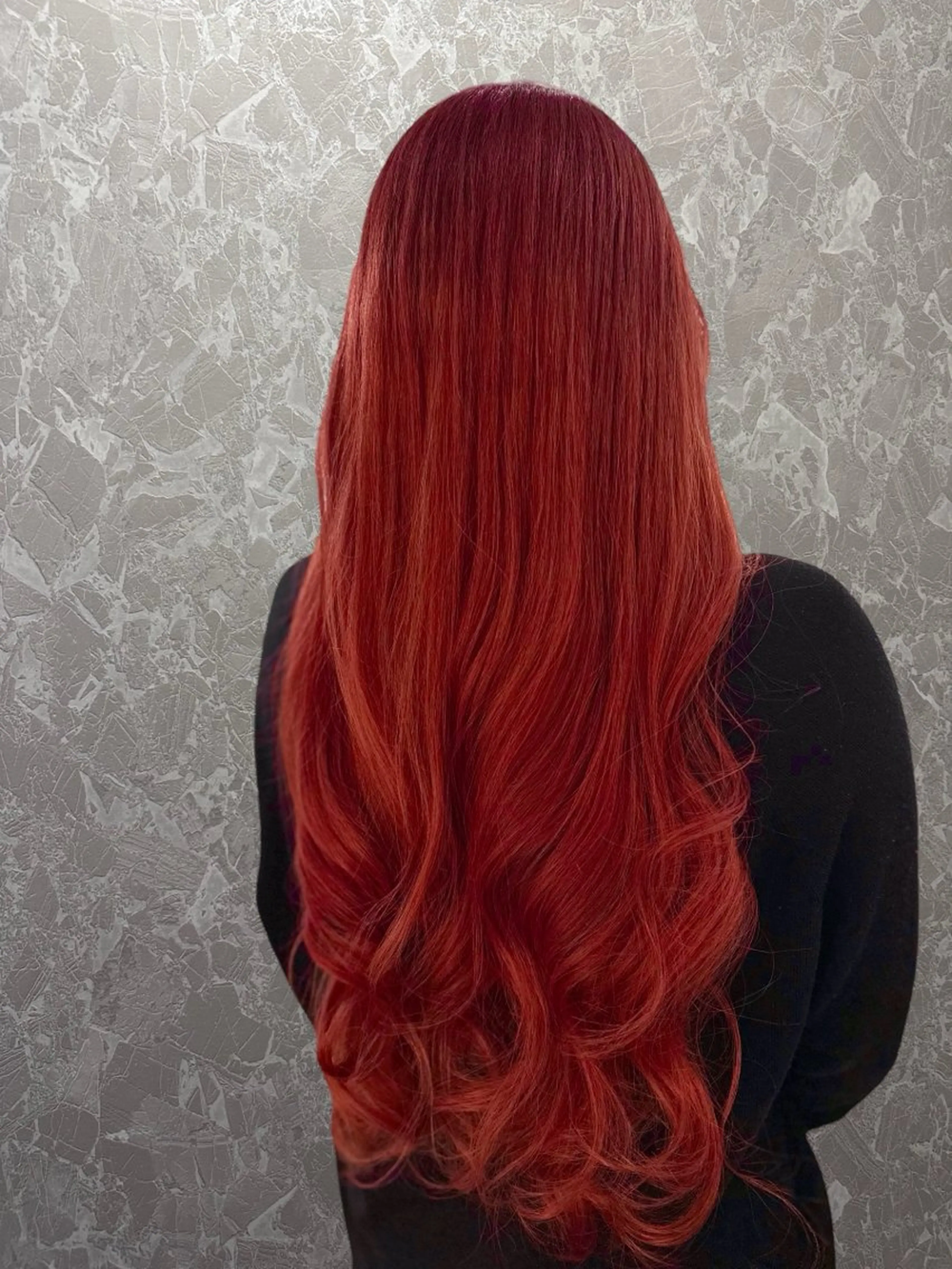 ロング 横田 ひかるのヘアスタイル