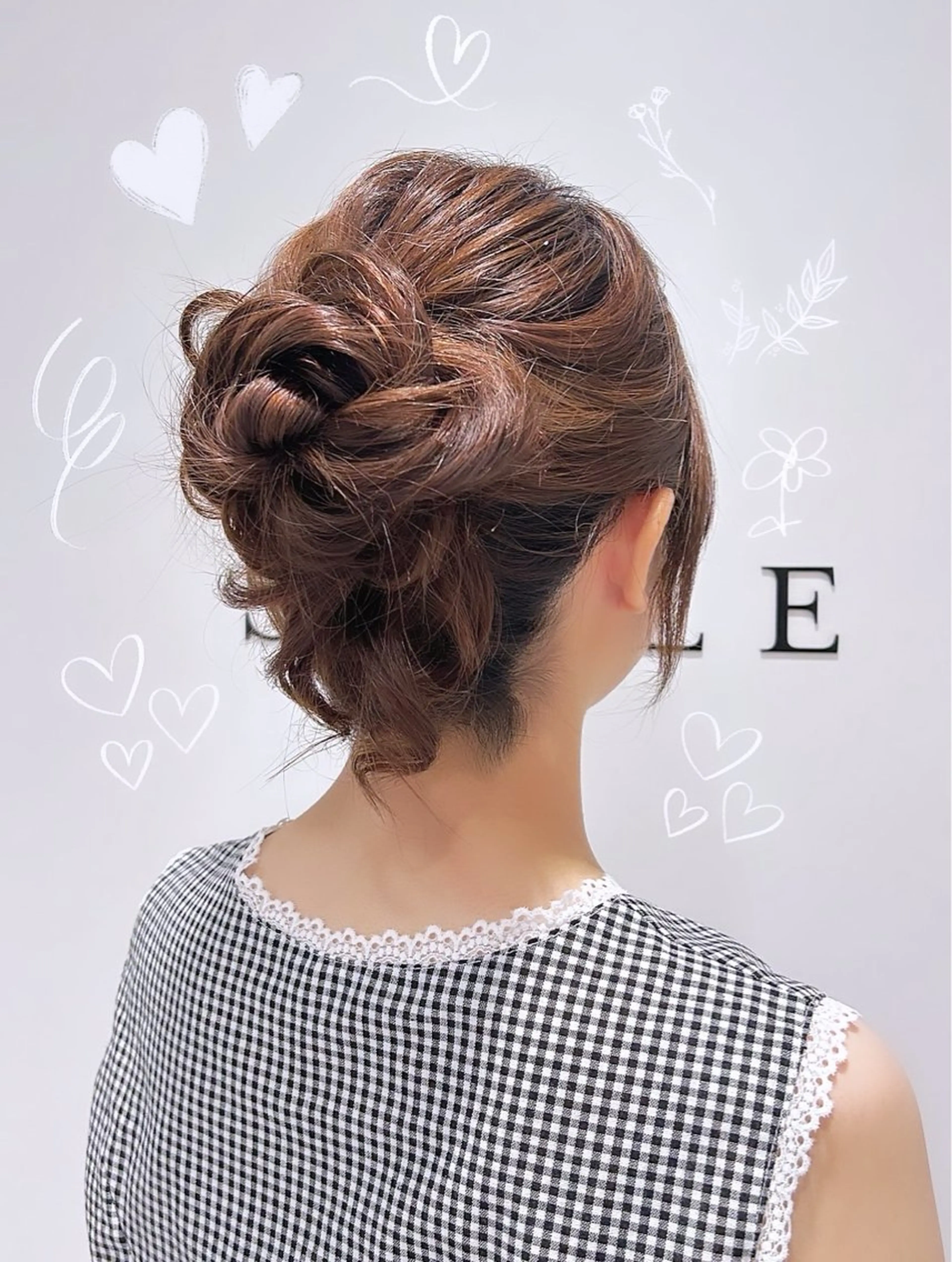 ヘアアレンジ 結婚式・ブライダル ヘアセット ヘアセット/ミニボブ /レイヤー 山田寛菜のヘアスタイル