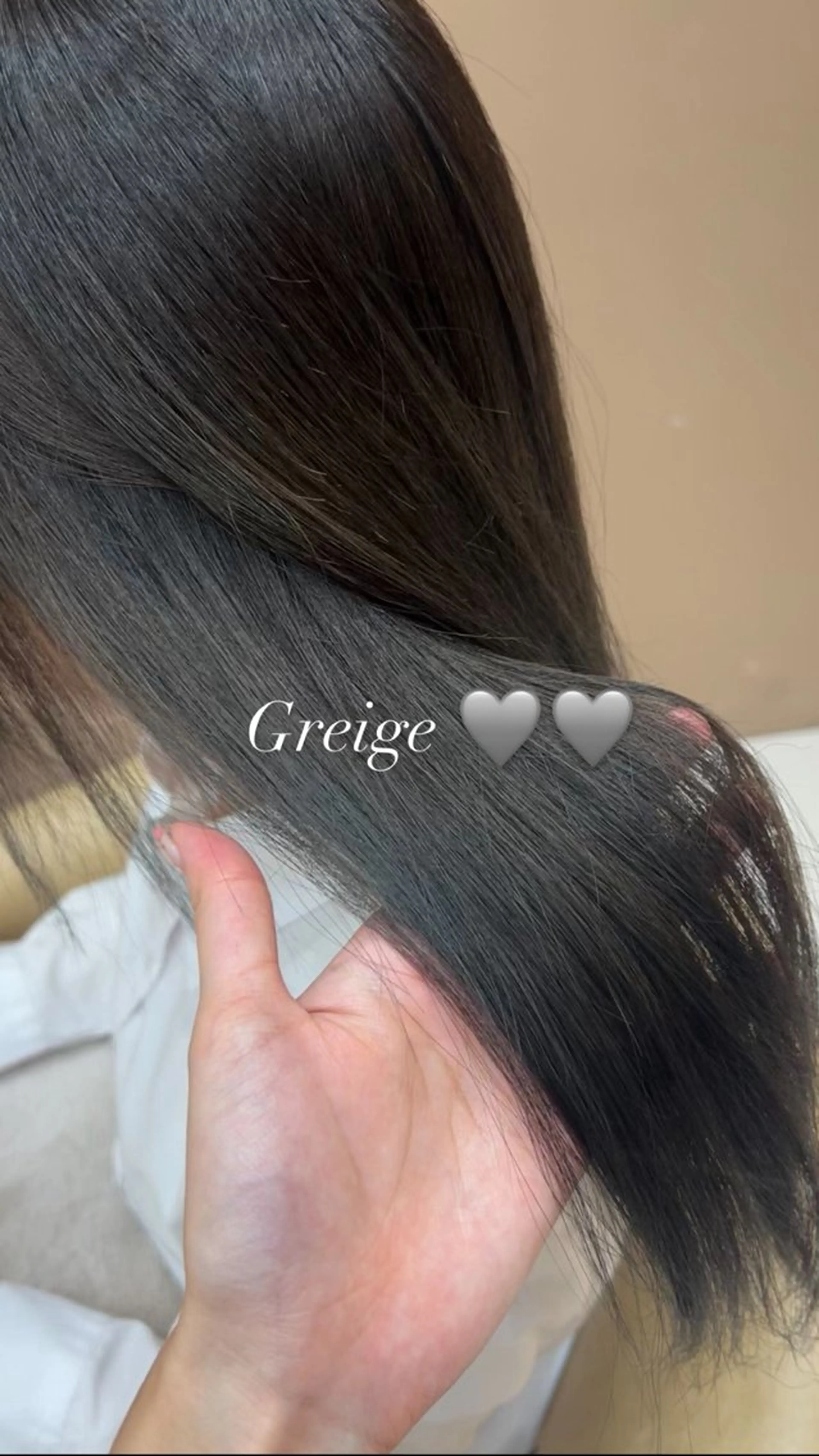 ロング 艶ブラウン/暖色 カラー/髪質改善みほのヘアスタイル