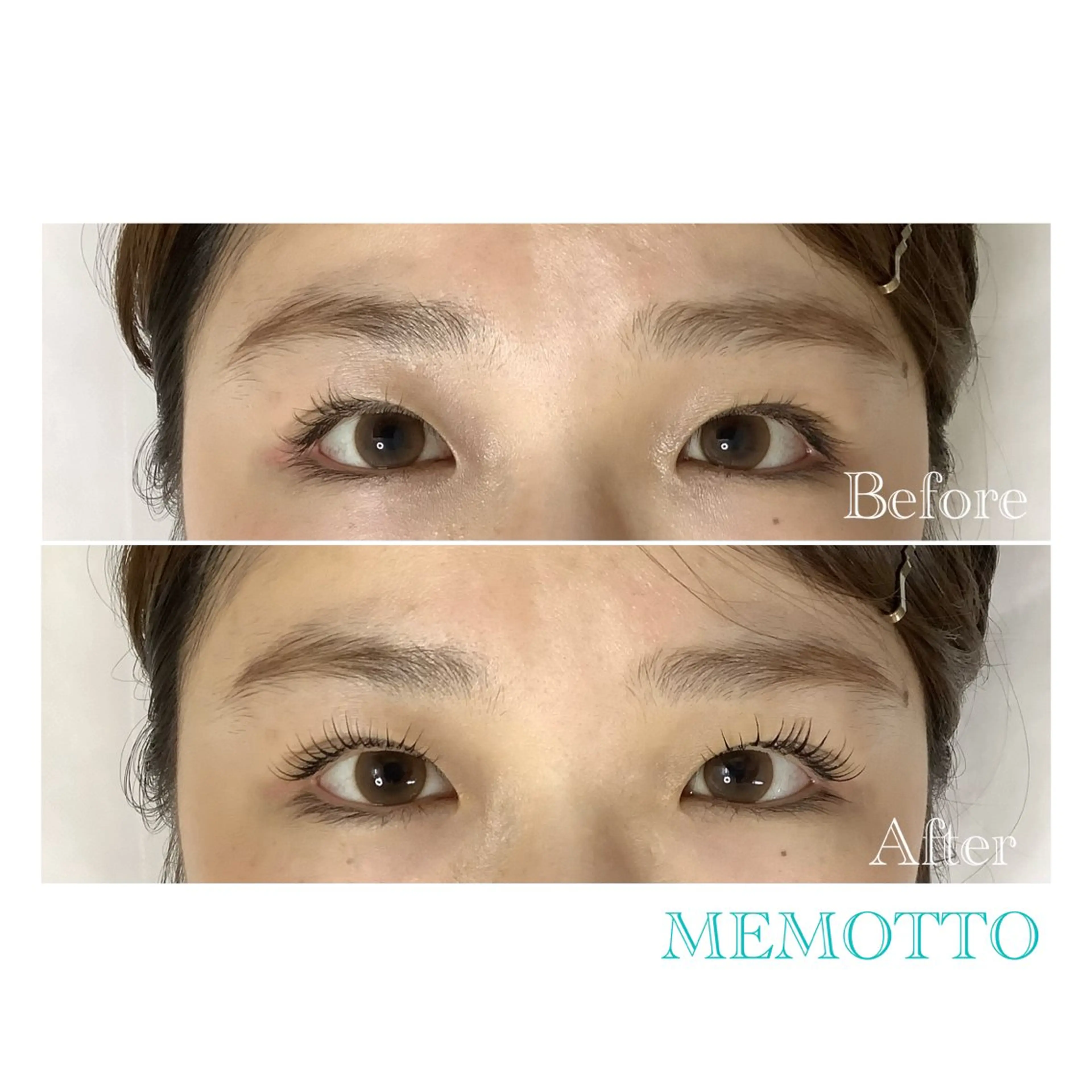 マツエク・マツパ 一重×まつ毛パーマ マツパ MEMOTTO CHIHIROのマツエク・マツパデザイン