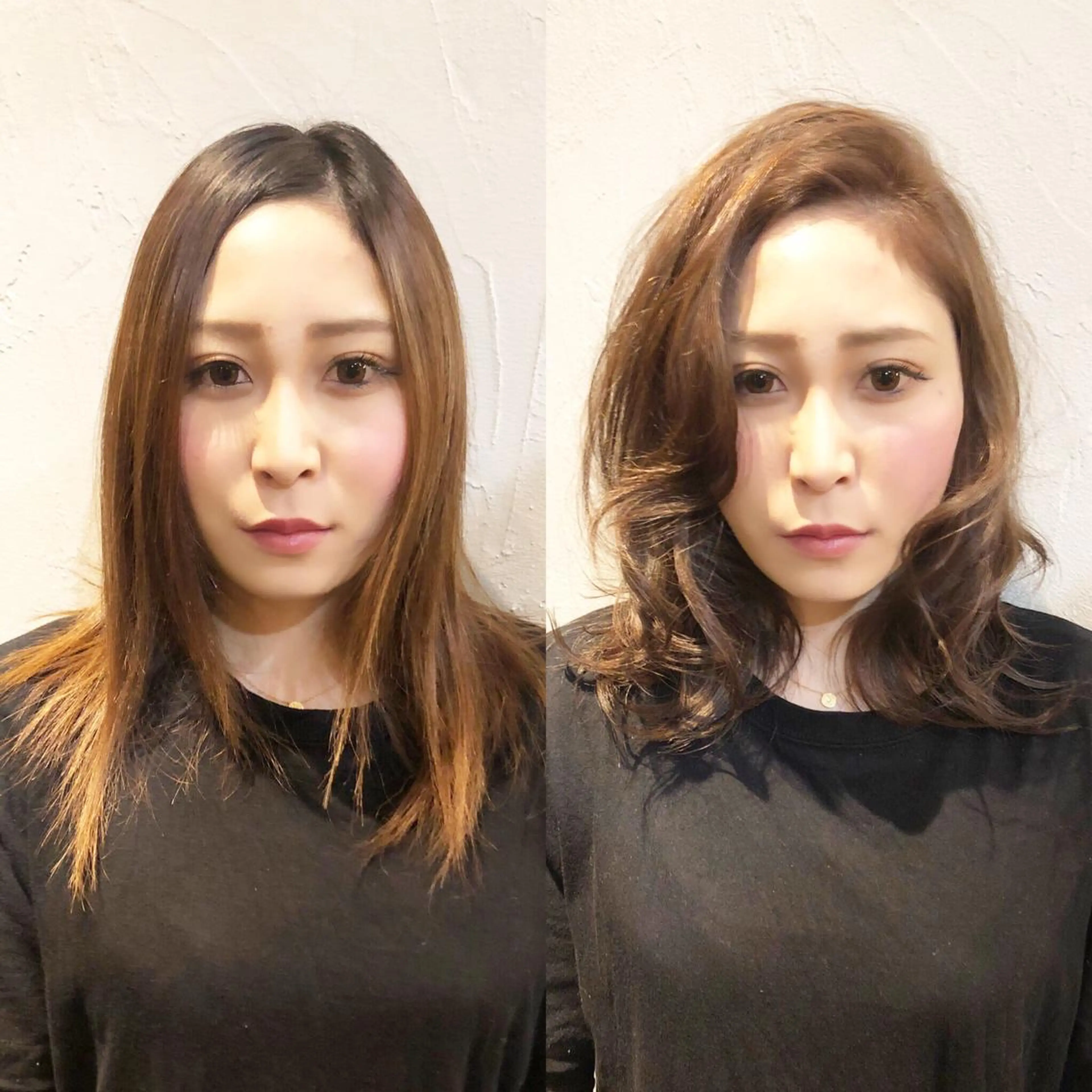 ミディアム 髪質改善縮毛矯正 専門店のヘアスタイル