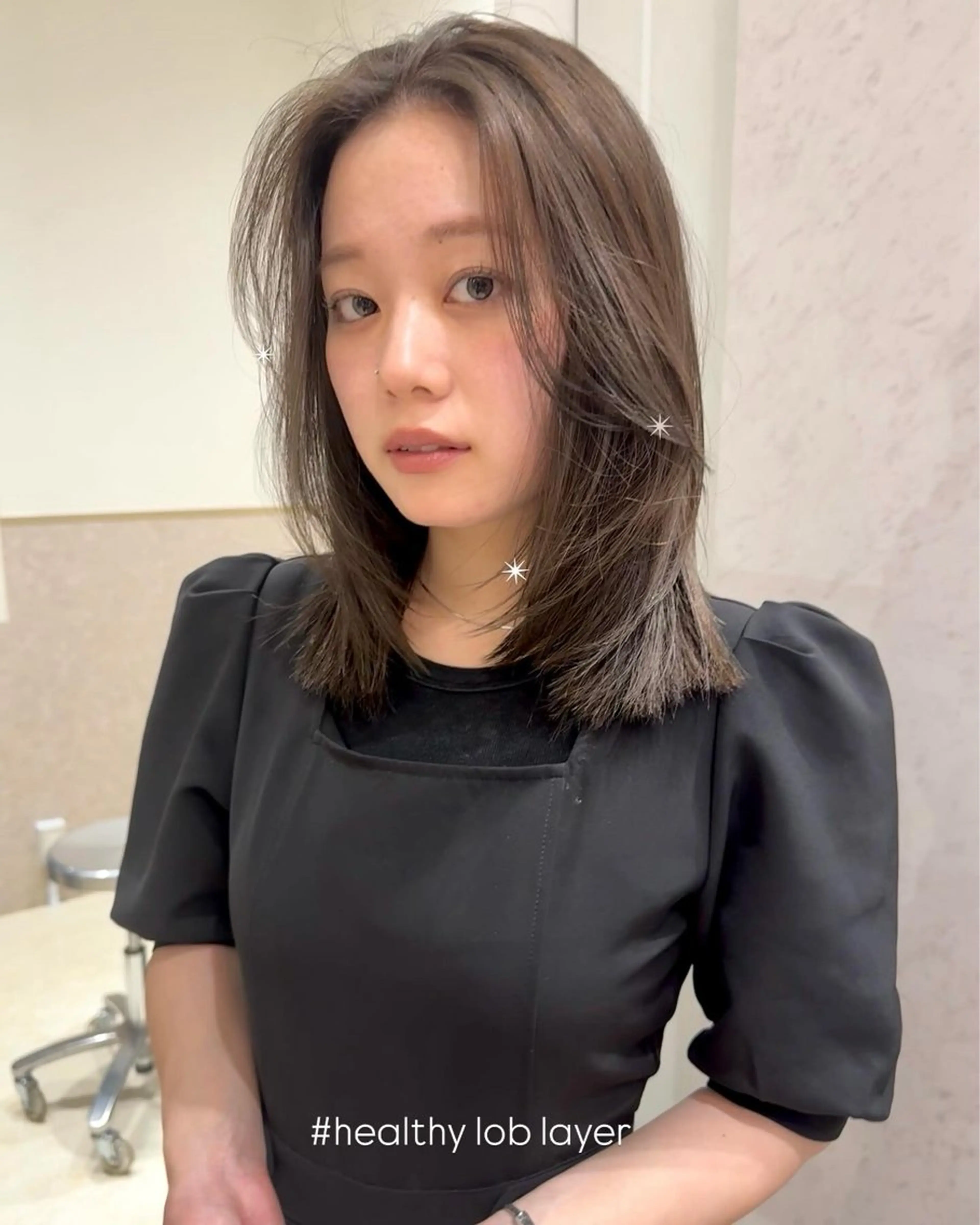 ロング 捺葵 @72tomi__のヘアスタイル