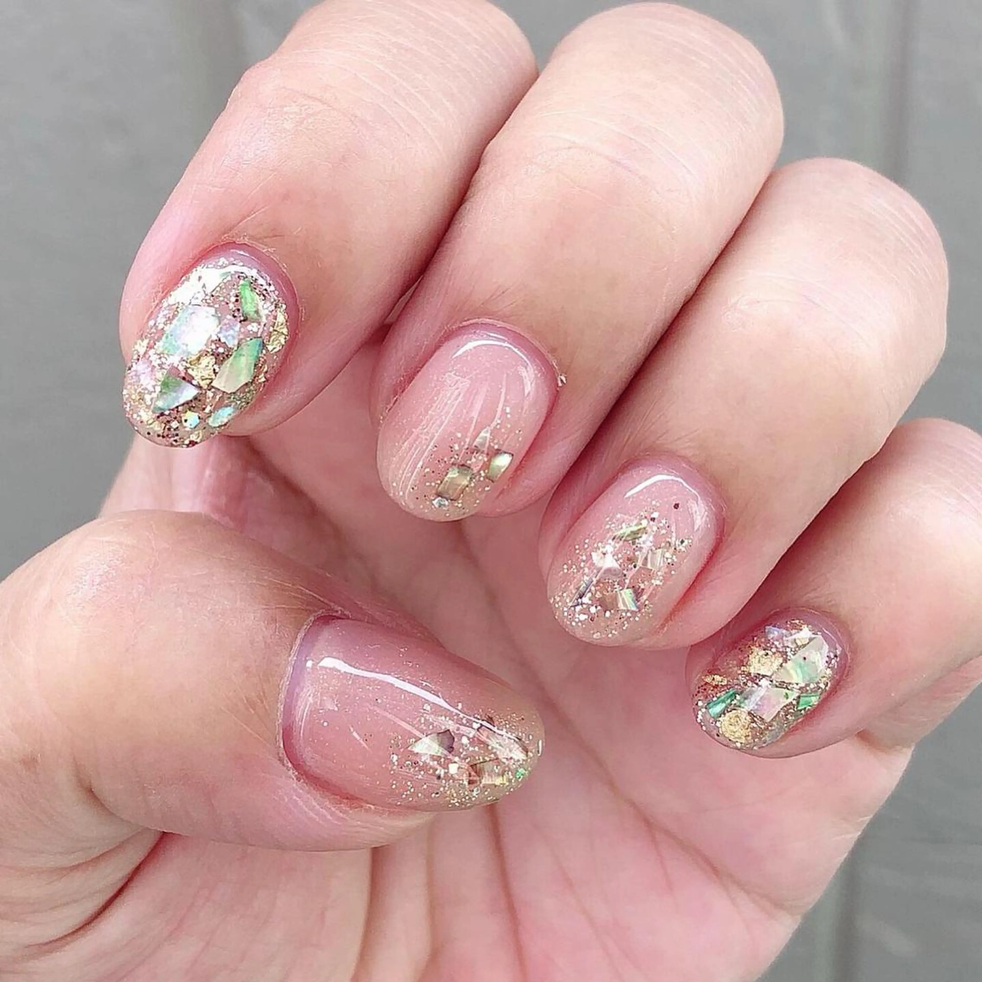 パラジェル(ベース)ワンカラー💅🏻✨【甘皮ケア込み】※アートご希望の方、OFFありの方はメニューの追加お願いしますの写真