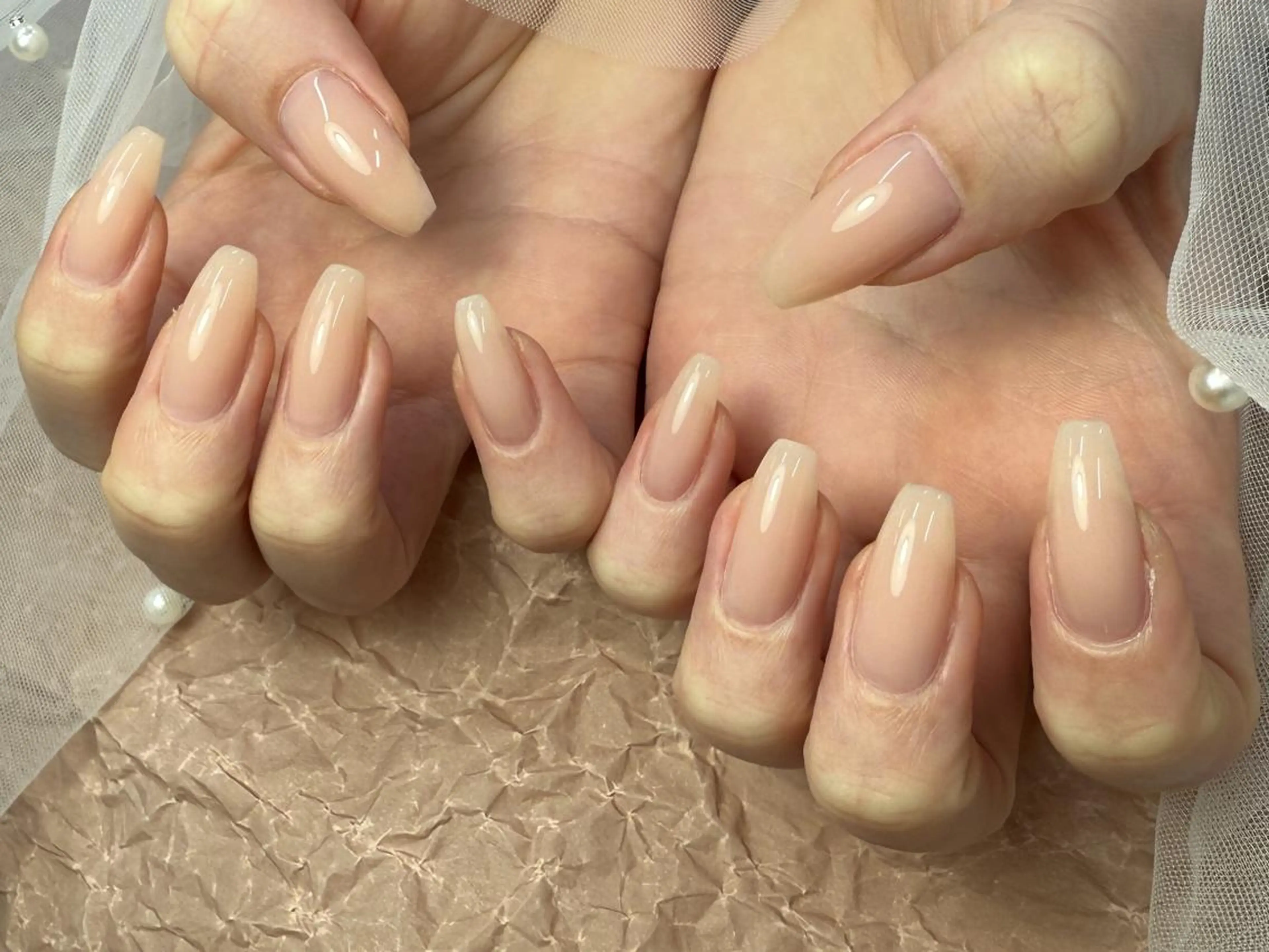 ネイル オフィスネイル シンプルネイル ハンドネイル ToliyDeliy Nail Salonのネイルデザイン