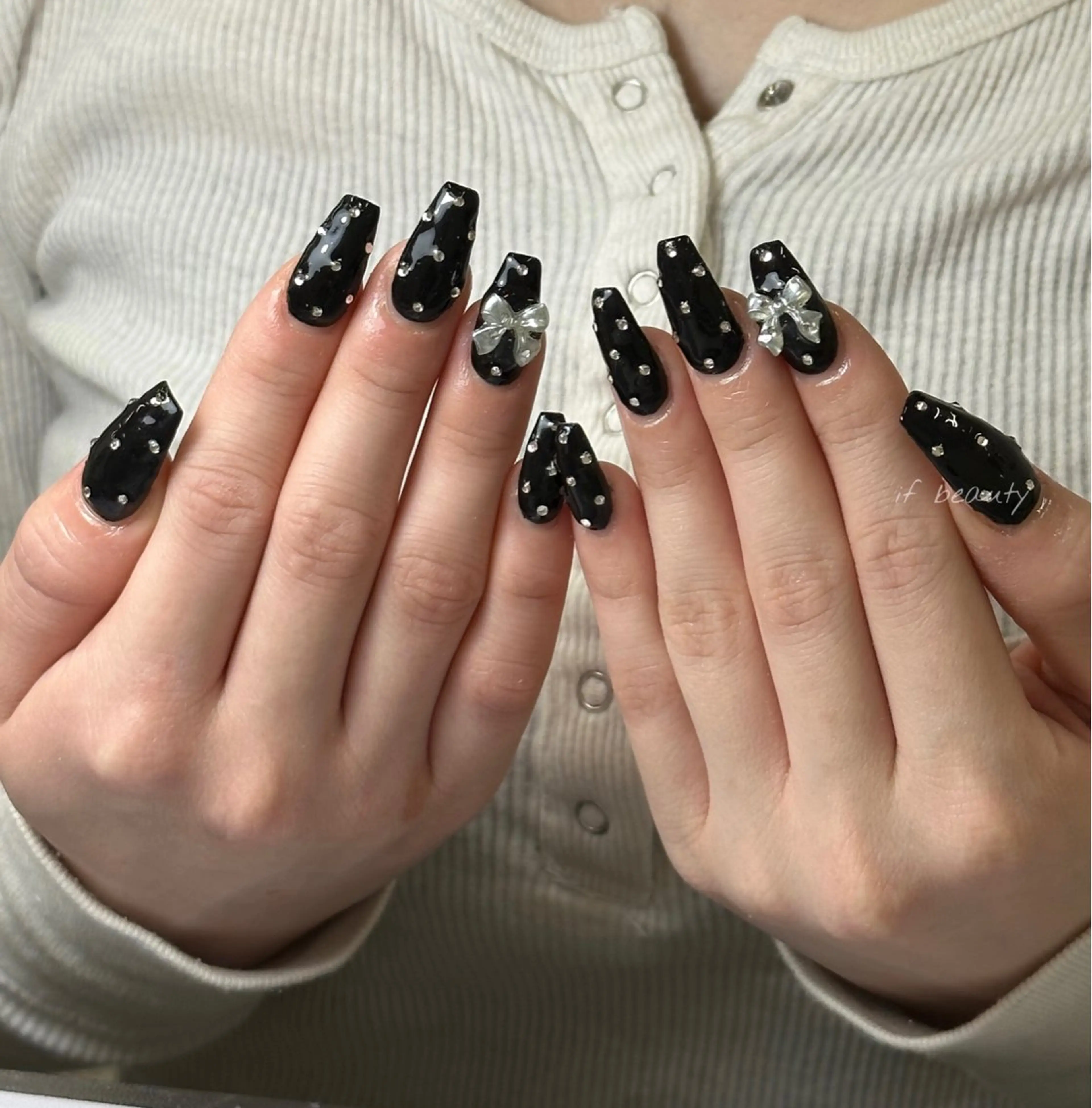 ネイル アートネイル キラキラネイル マットネイル メンズネイル ハンドネイル if Hair＆Nail Salon所属・IKA /海外ネイル /個性派/ワンホンのネイルデザイン