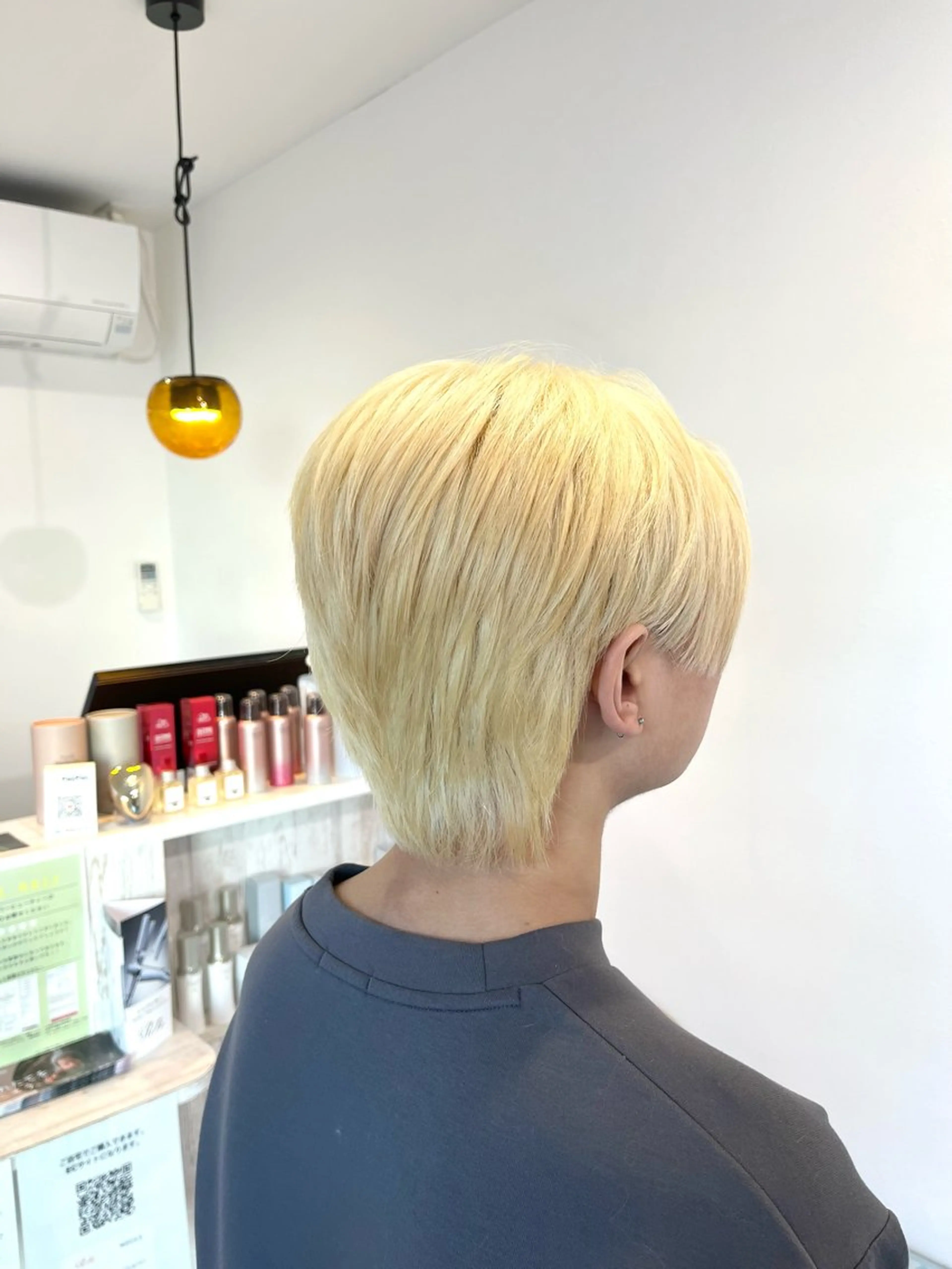 ショート カラー メンズ イロアイヘアー Renのヘアスタイル