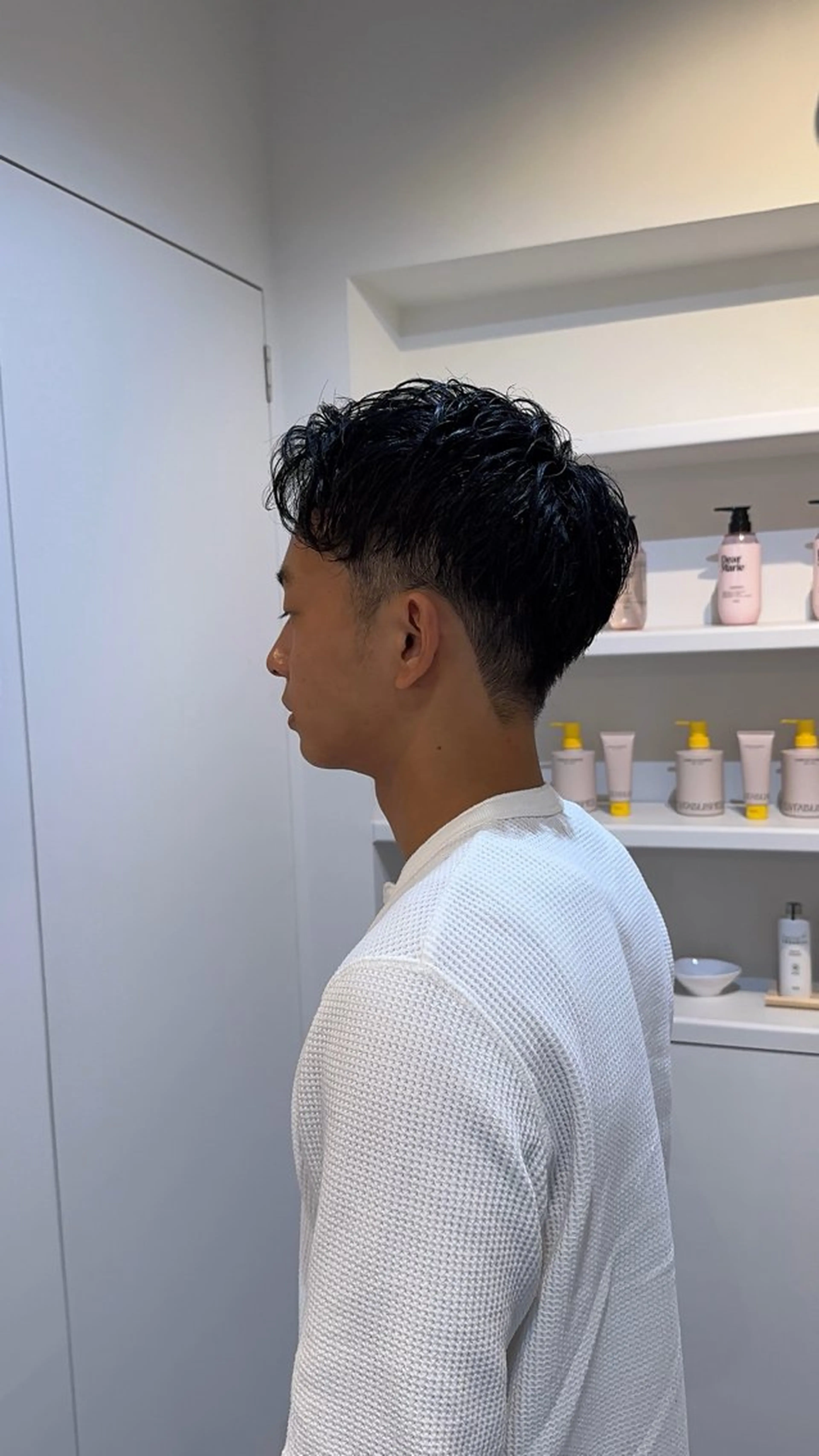 ショート カット パーマ 愛花/久屋大通/ 切りっぱなしボブのヘアスタイル