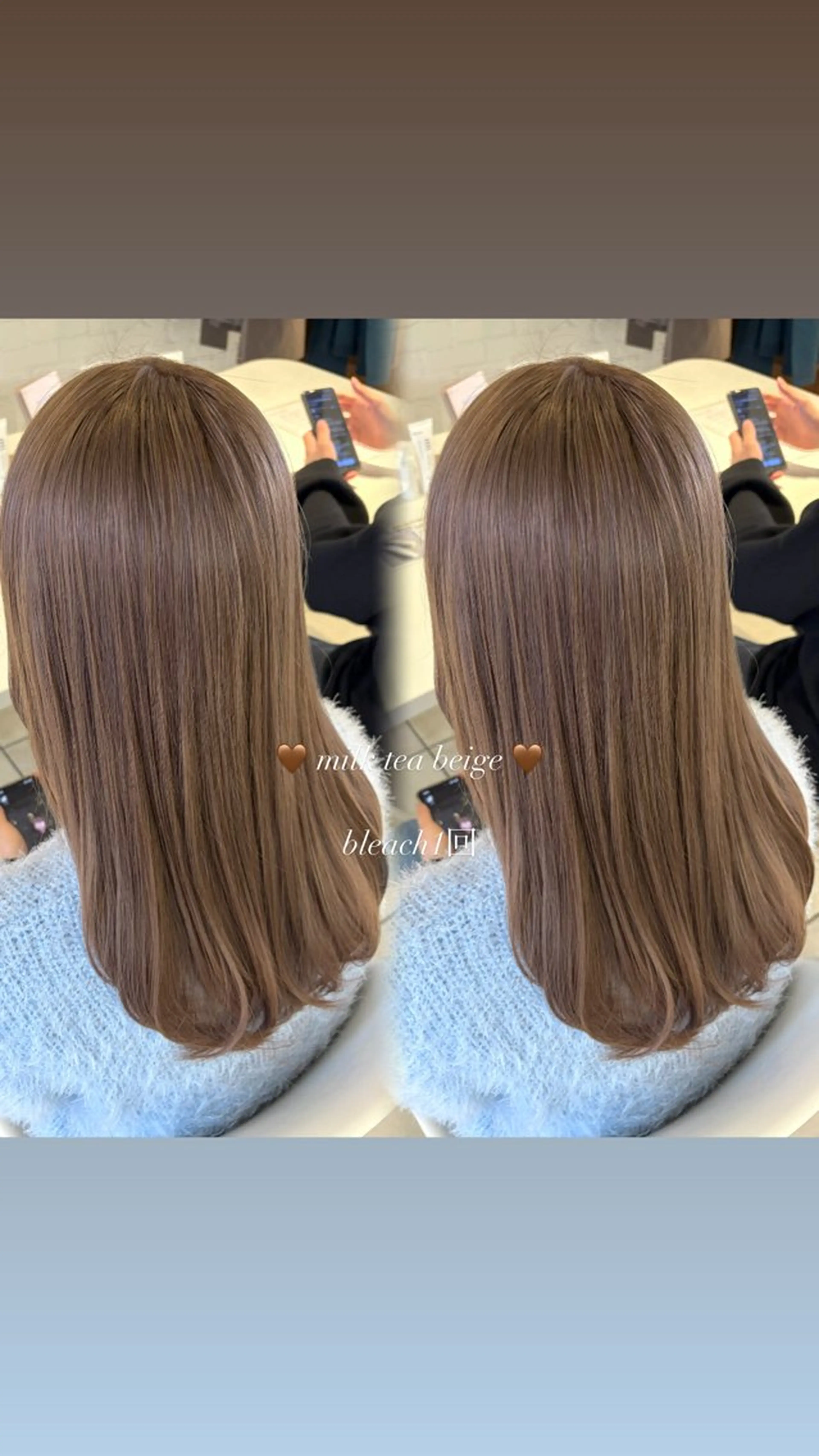 ロング カラー ヘアカラー 🩰韓国レイヤー🩷 艶カラー🌷小栁歩美のヘアスタイル