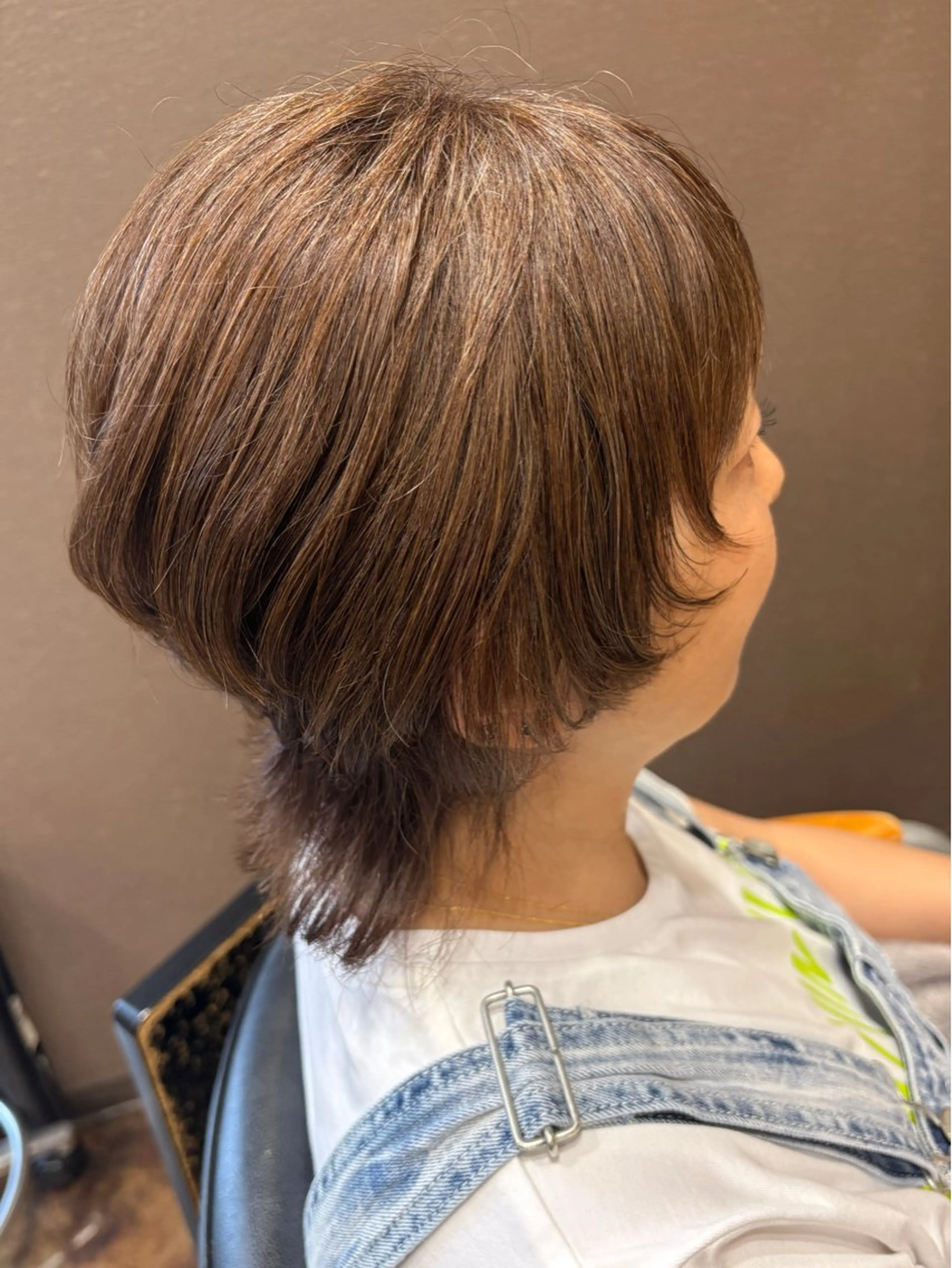 ショート ウルフカット 落合 ちりのヘアスタイル