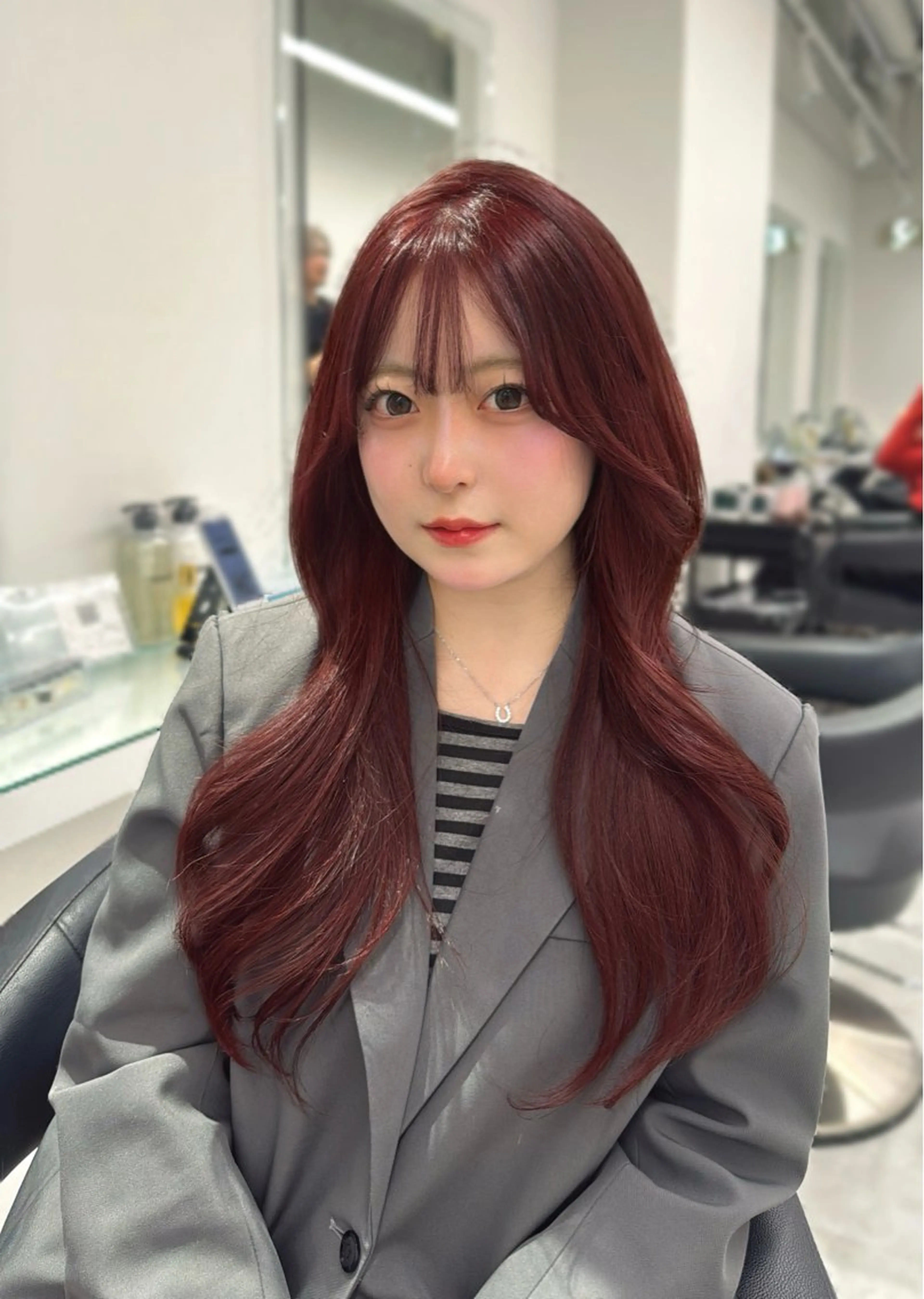 ロング カラー ヘアカラー トリートメント 🩰フレンチガーリー ヘア🩰🍨AYAのヘアスタイル