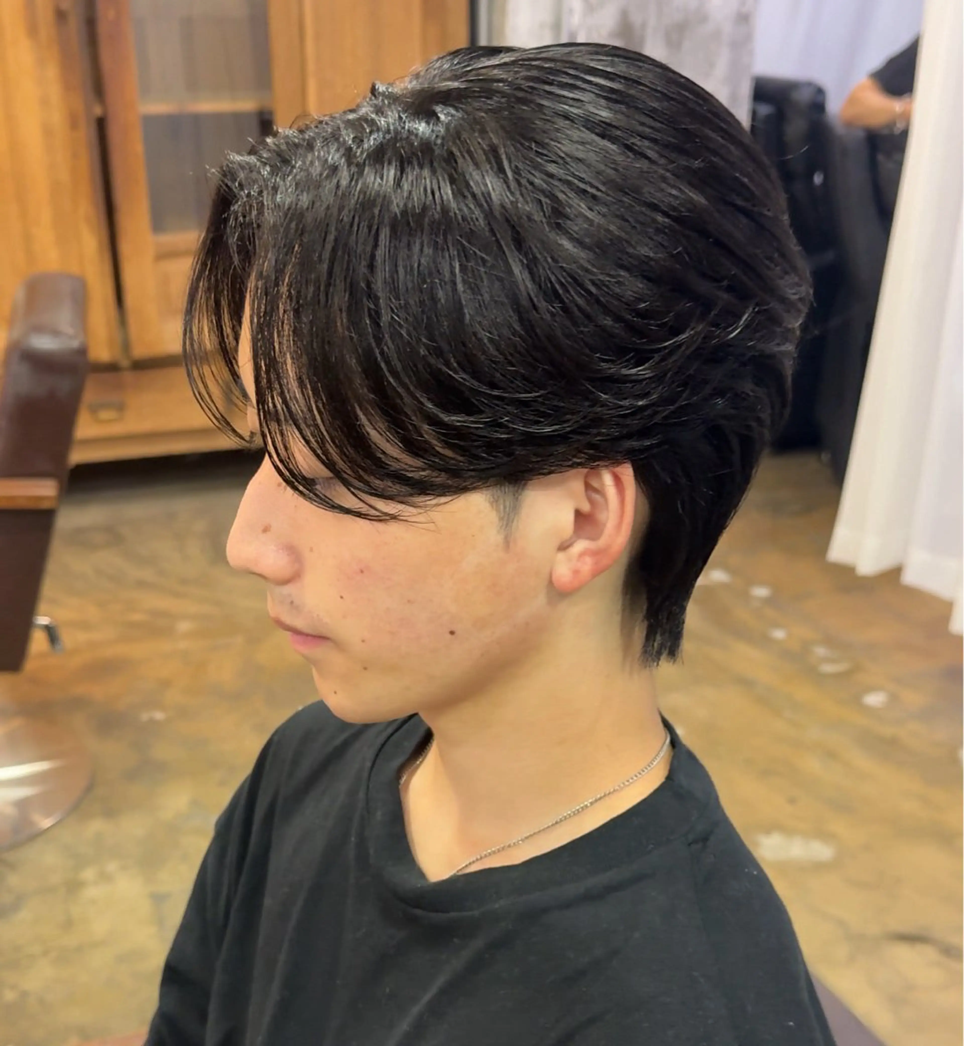 ショート メンズ カット 岩佐 柚太のヘアスタイル