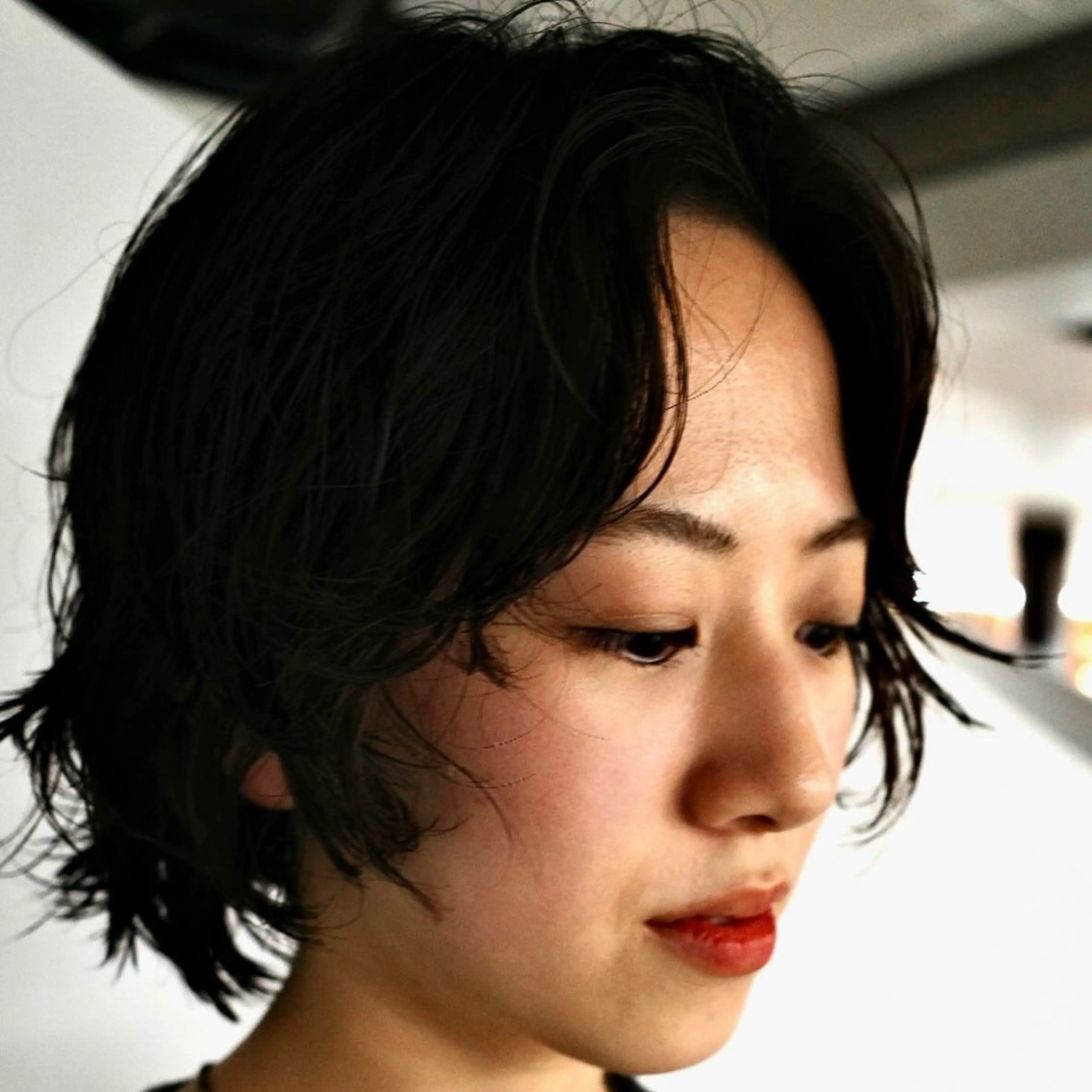 パーマ 松﨑 零央のヘアスタイル