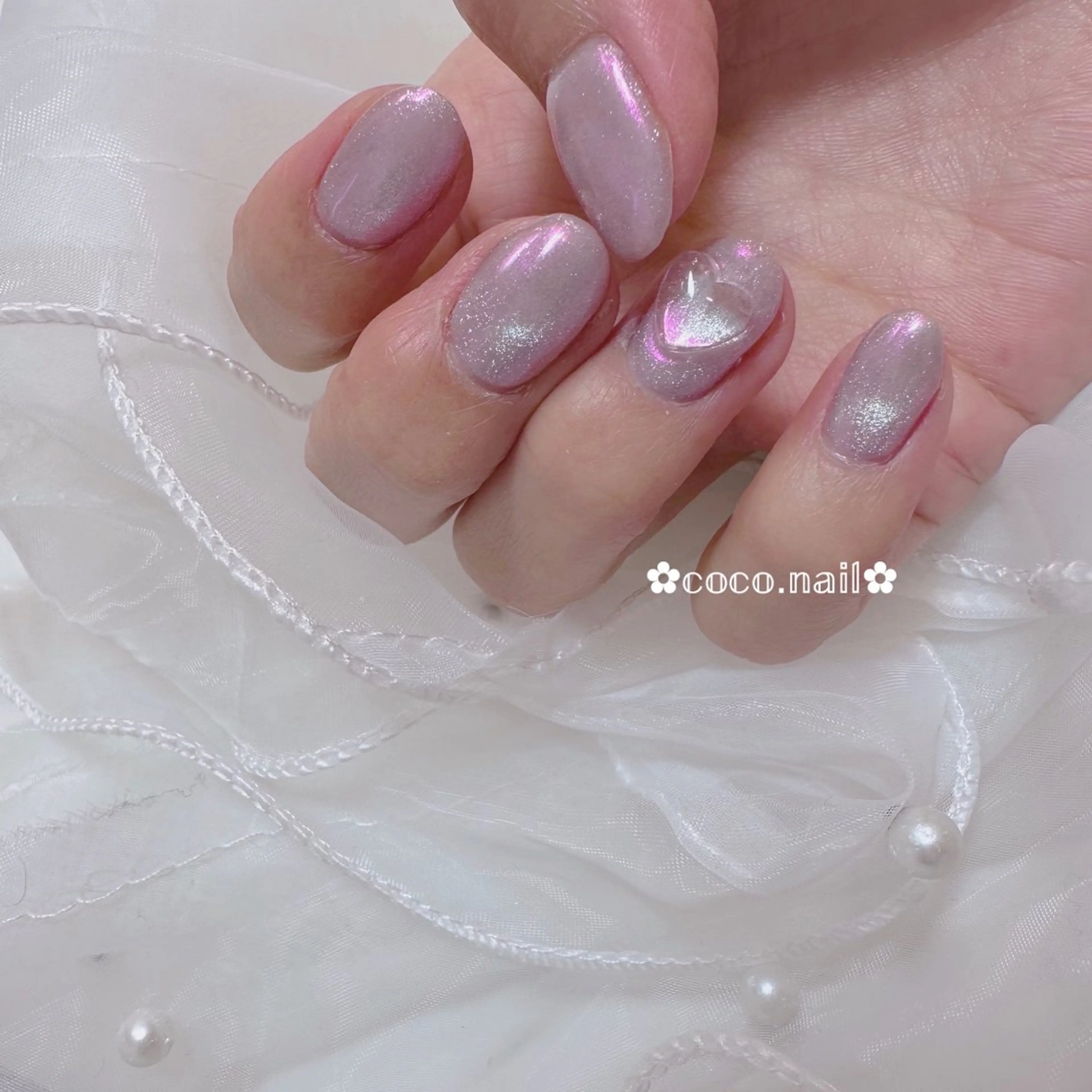 ネイル ハンドネイル lili.nail y2k/長さ出しのネイルデザイン