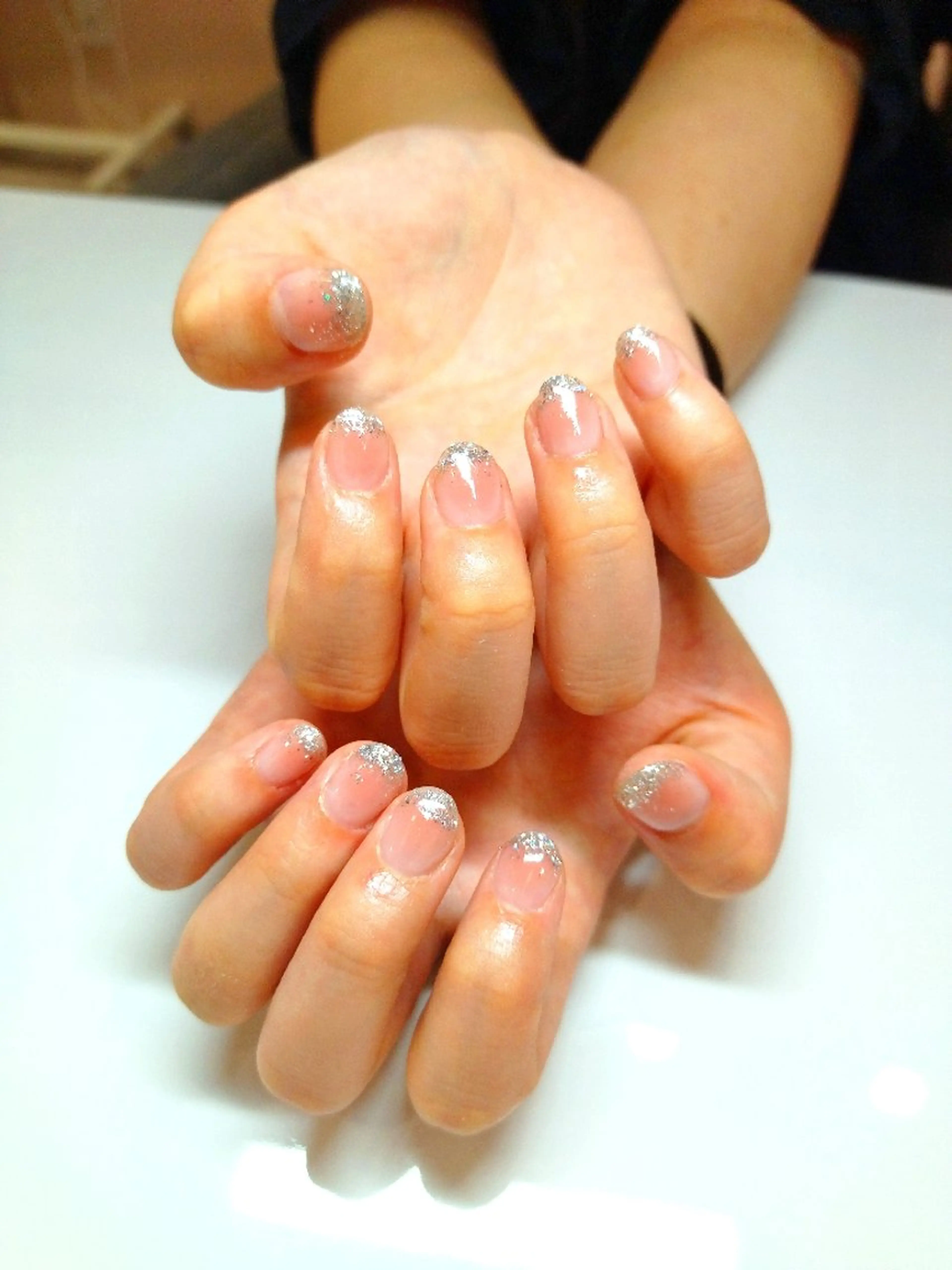 ネイル ハンドネイル 鐙 桃華のネイルデザイン