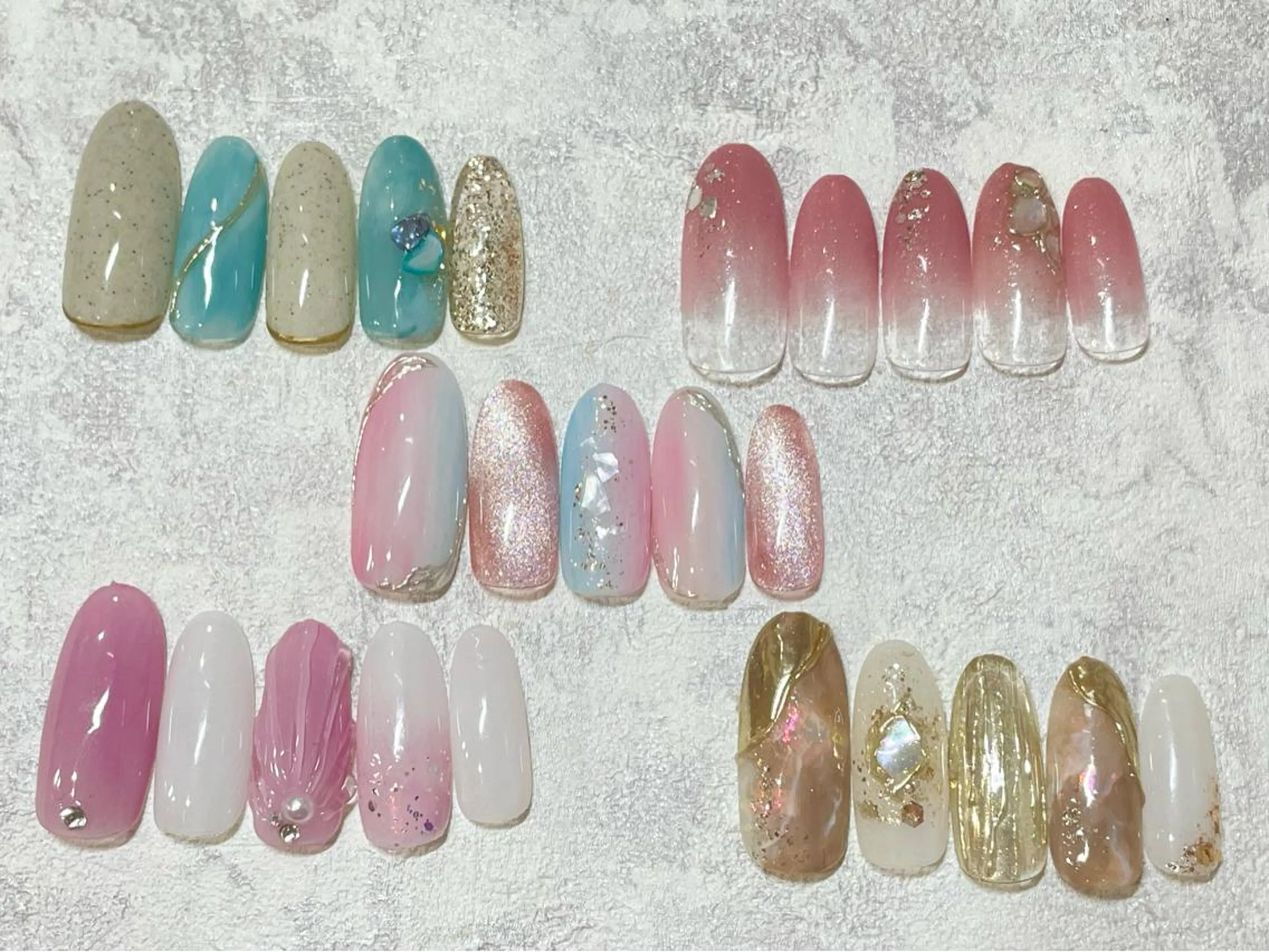 ネイル ジェルネイル ハンドネイル 浅野 志帆のネイルデザイン