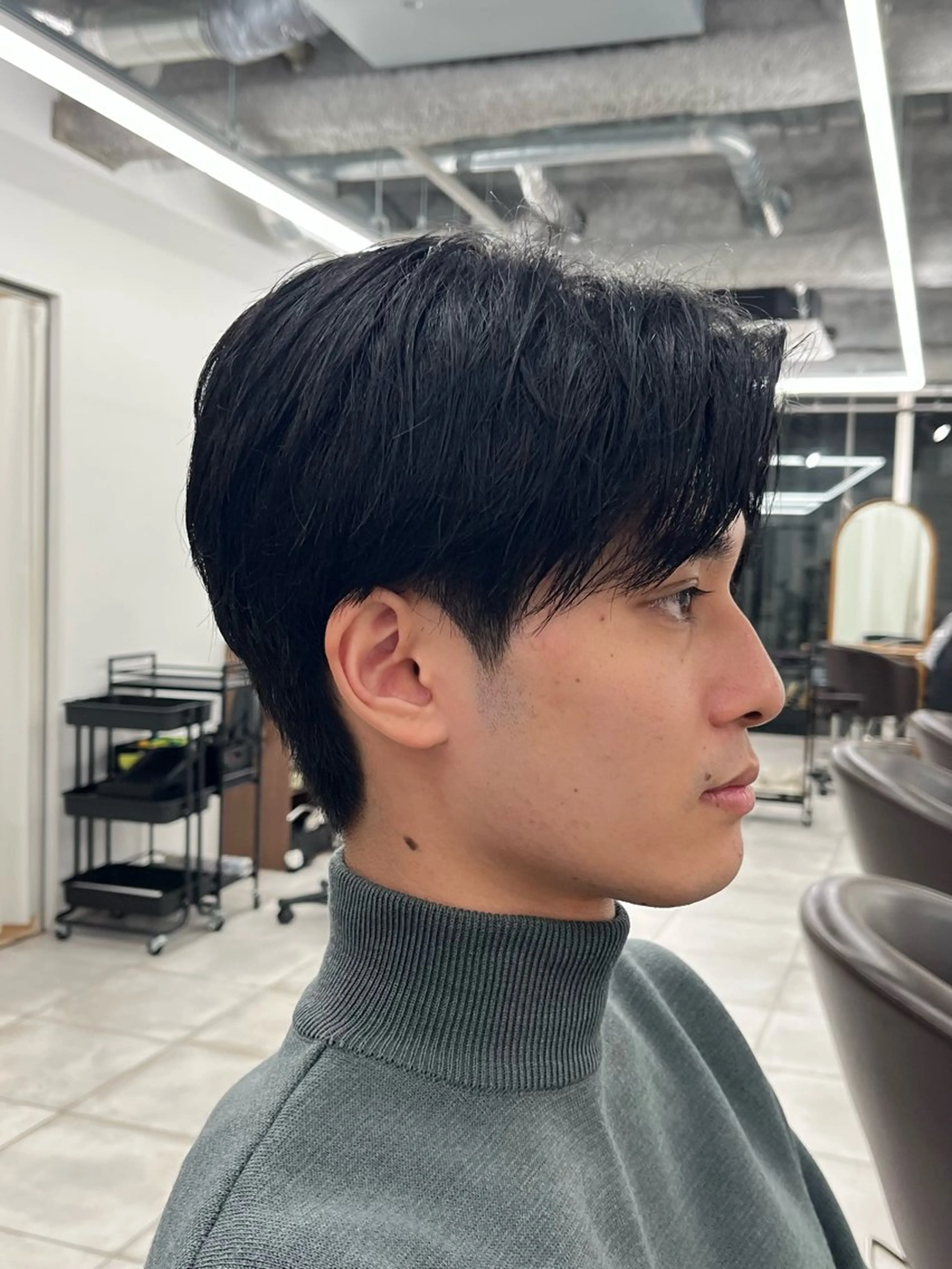 ミディアム パーマ メンズ 🏆メンズヘア特化 🥇代表りんぺーのヘアスタイル