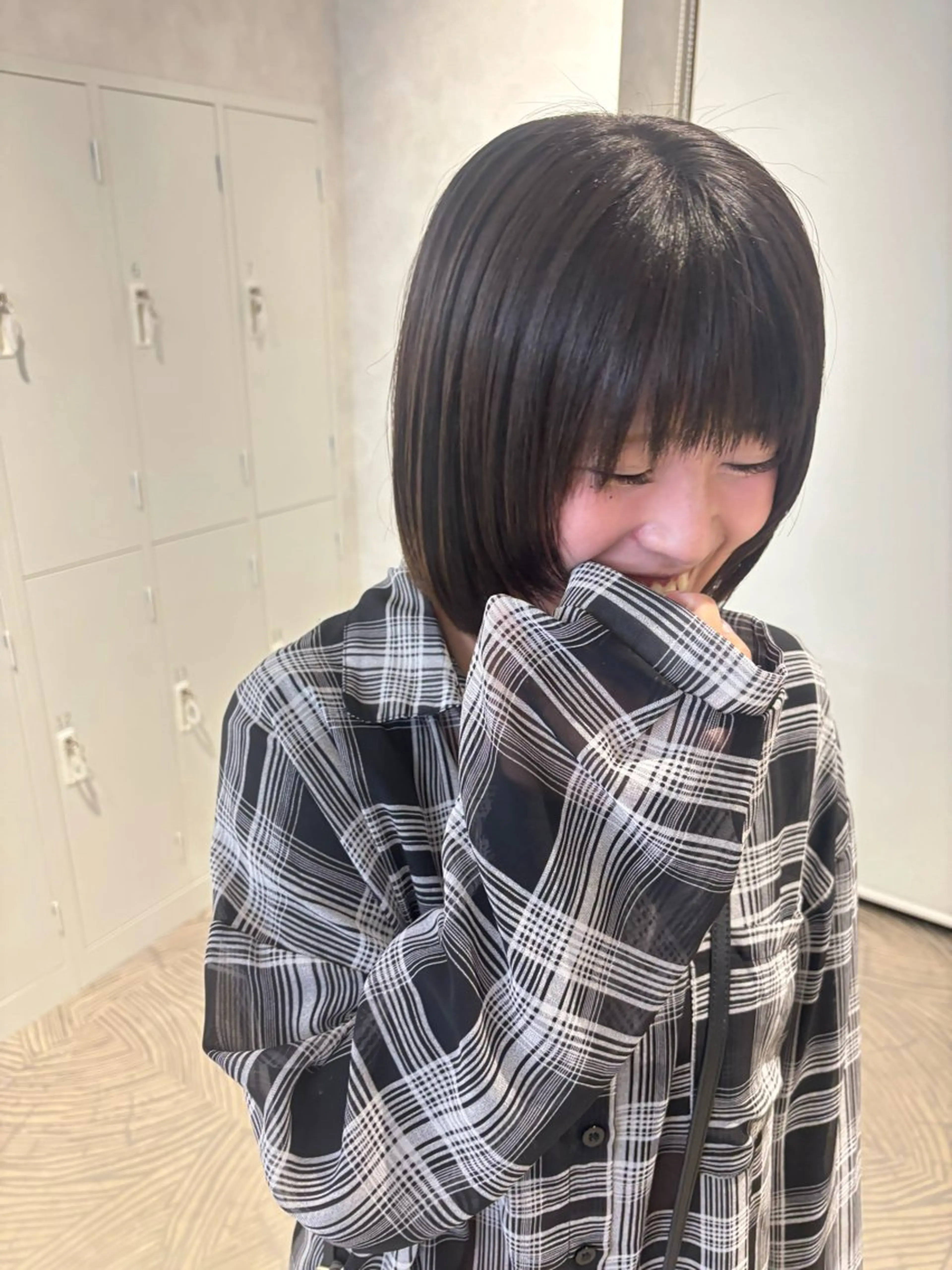 ショート yoshino /ナチュラル縮毛のヘアスタイル