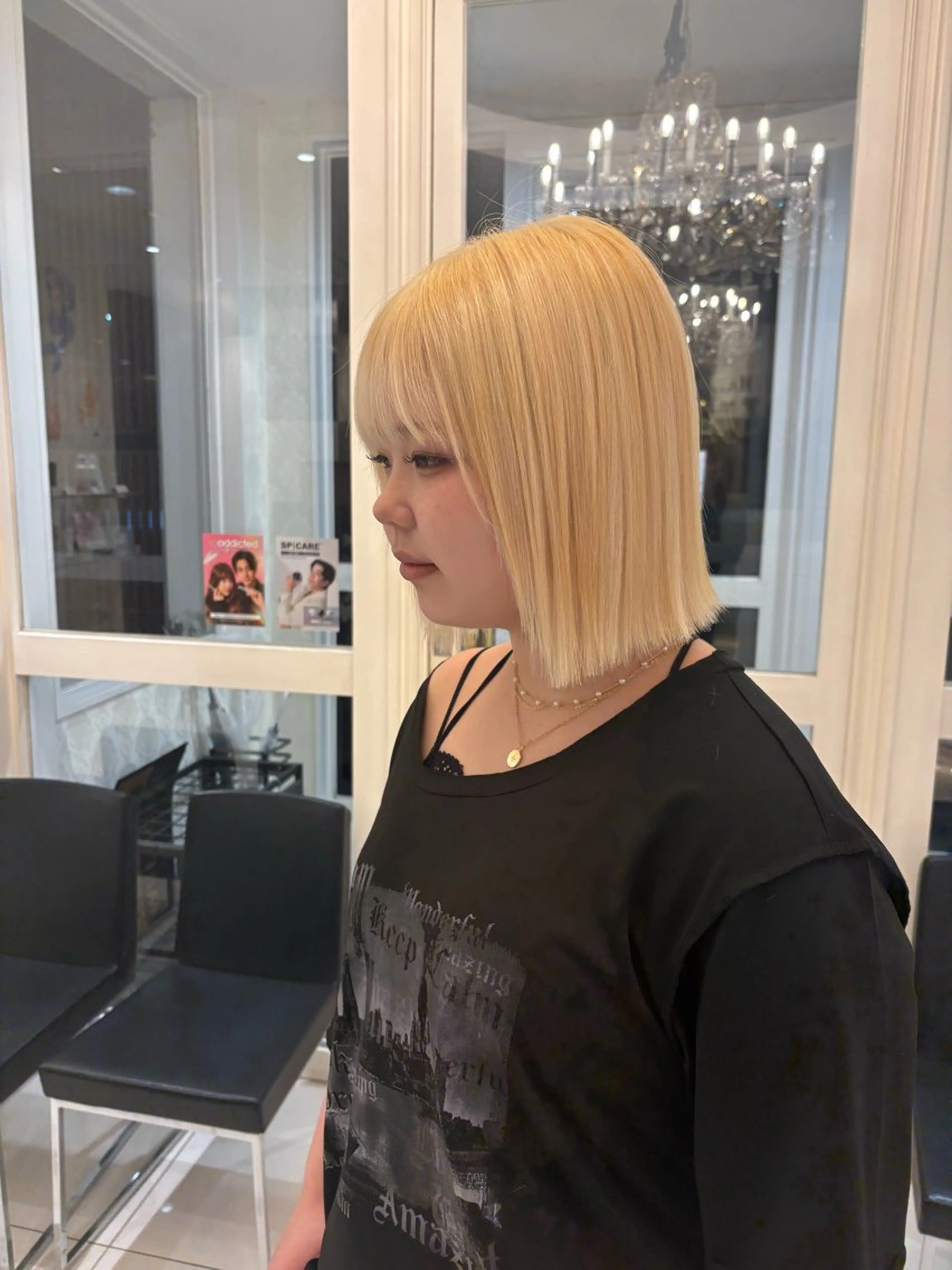 ミディアム ボブ 🌿岡 朱李🌿のヘアスタイル