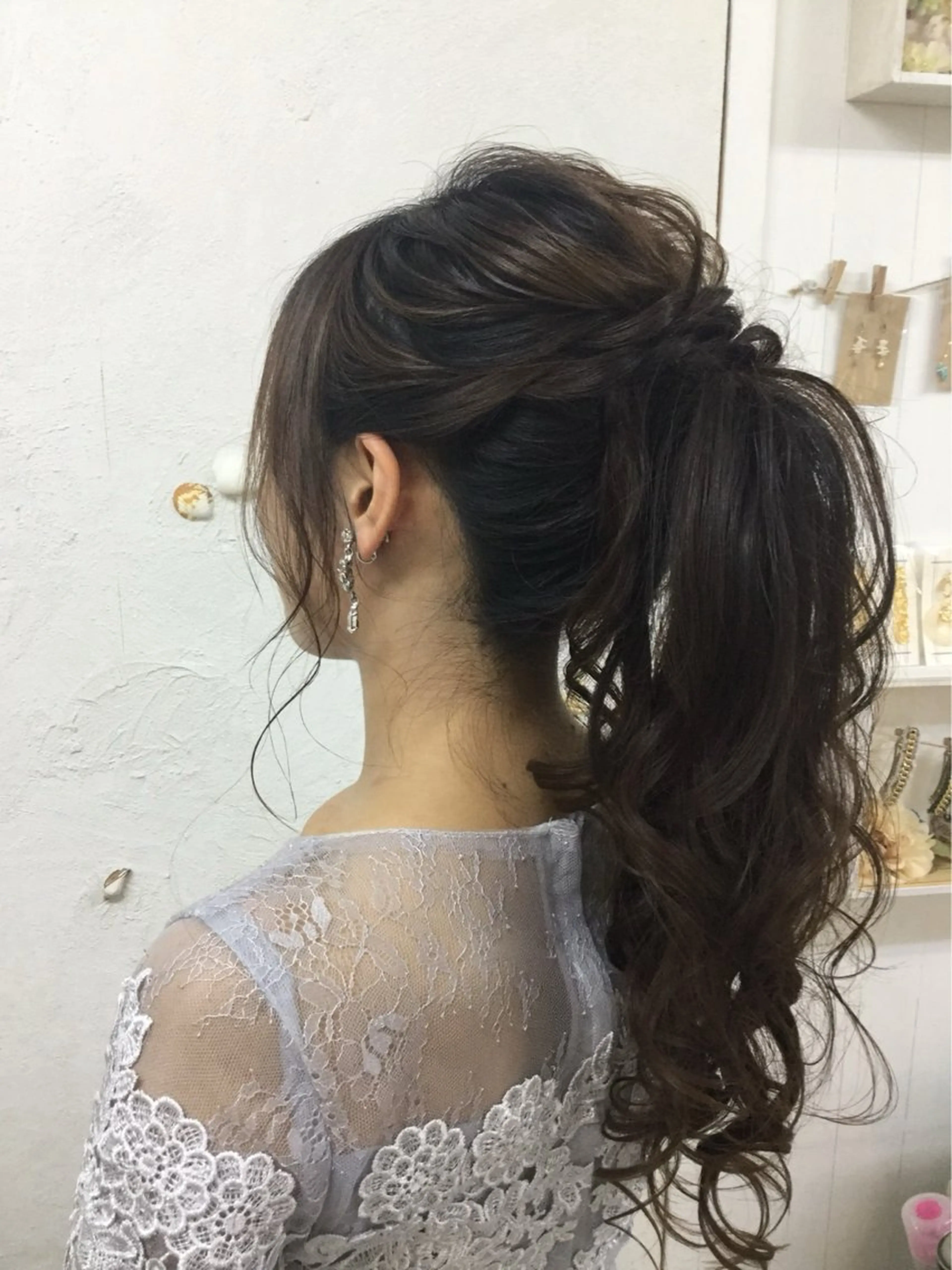 ロング ヘアセット 六本木0分ヘアセット ヘアメイクのヘアスタイル