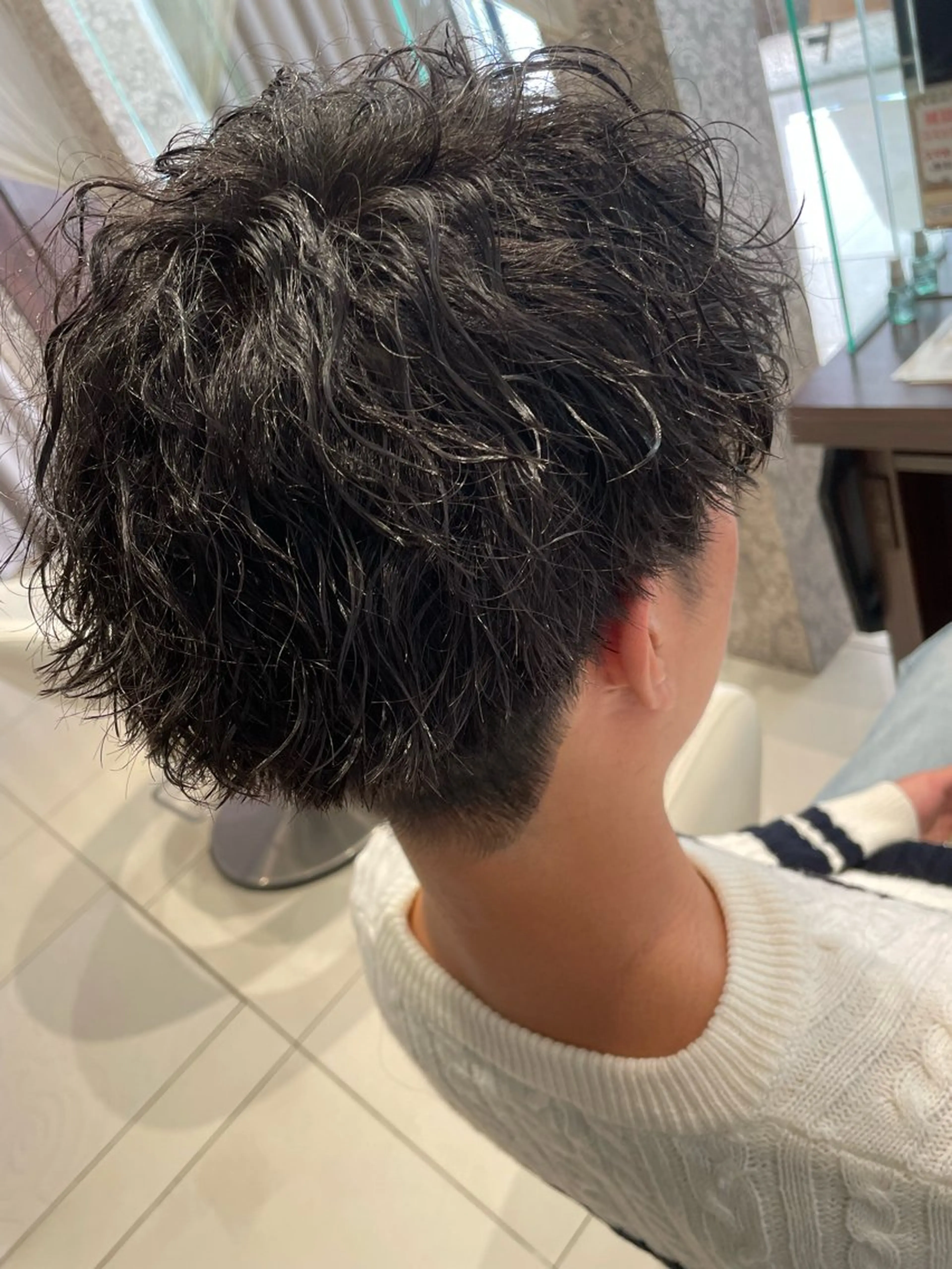 メンズ 岡田 駿也のヘアスタイル